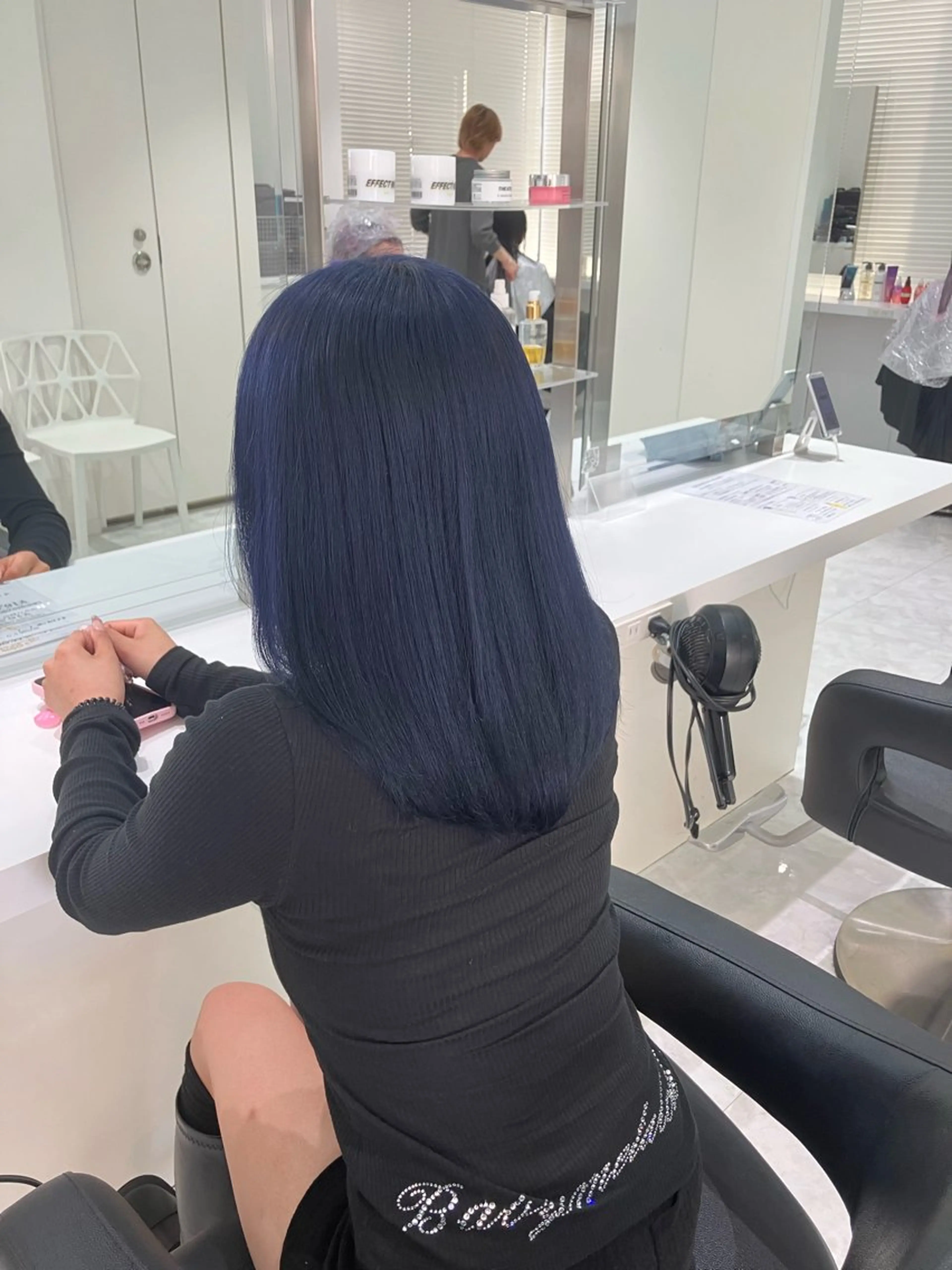 セミロング カラー 🤍ྀི透ける寒色 Cocoa🤍ྀིのヘアスタイル