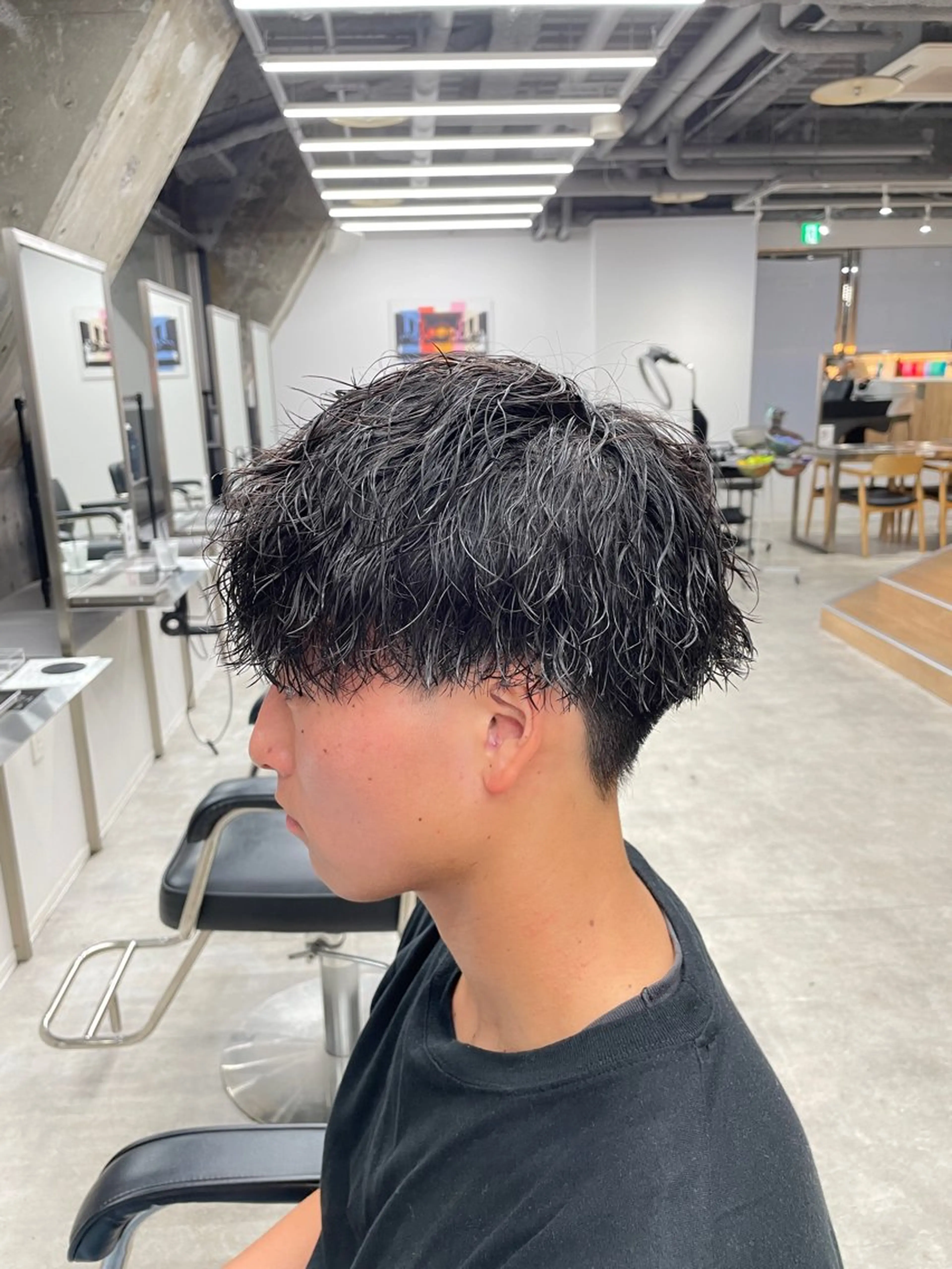 パーマ メンズ カット パーマ メンズパーマ/新潟/ 万代／田崎亮🌟のヘアスタイル