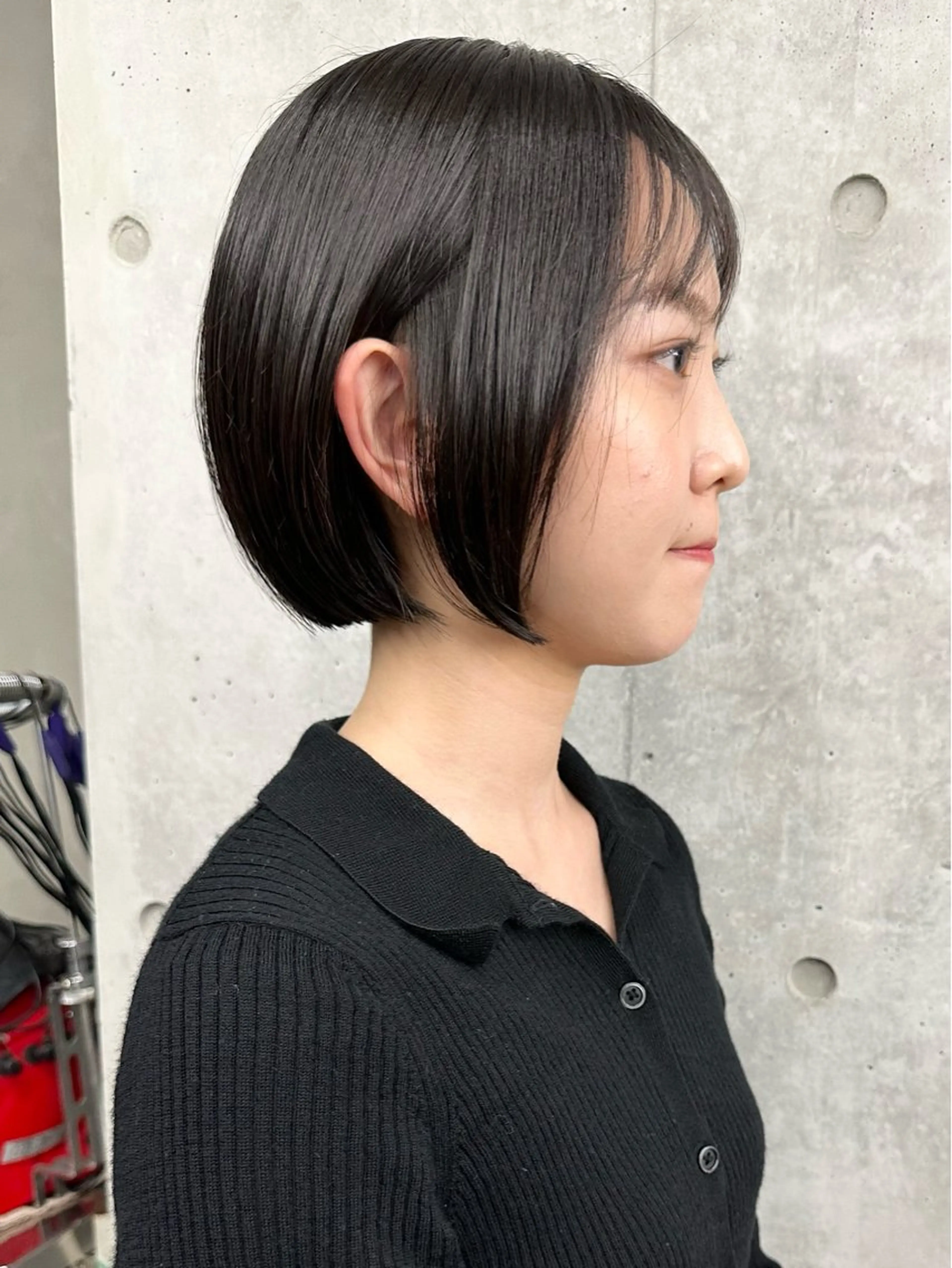 ショート カット ヘッドスパ ボブ/ゆるふわ ボブパーマ/とういのヘアスタイル