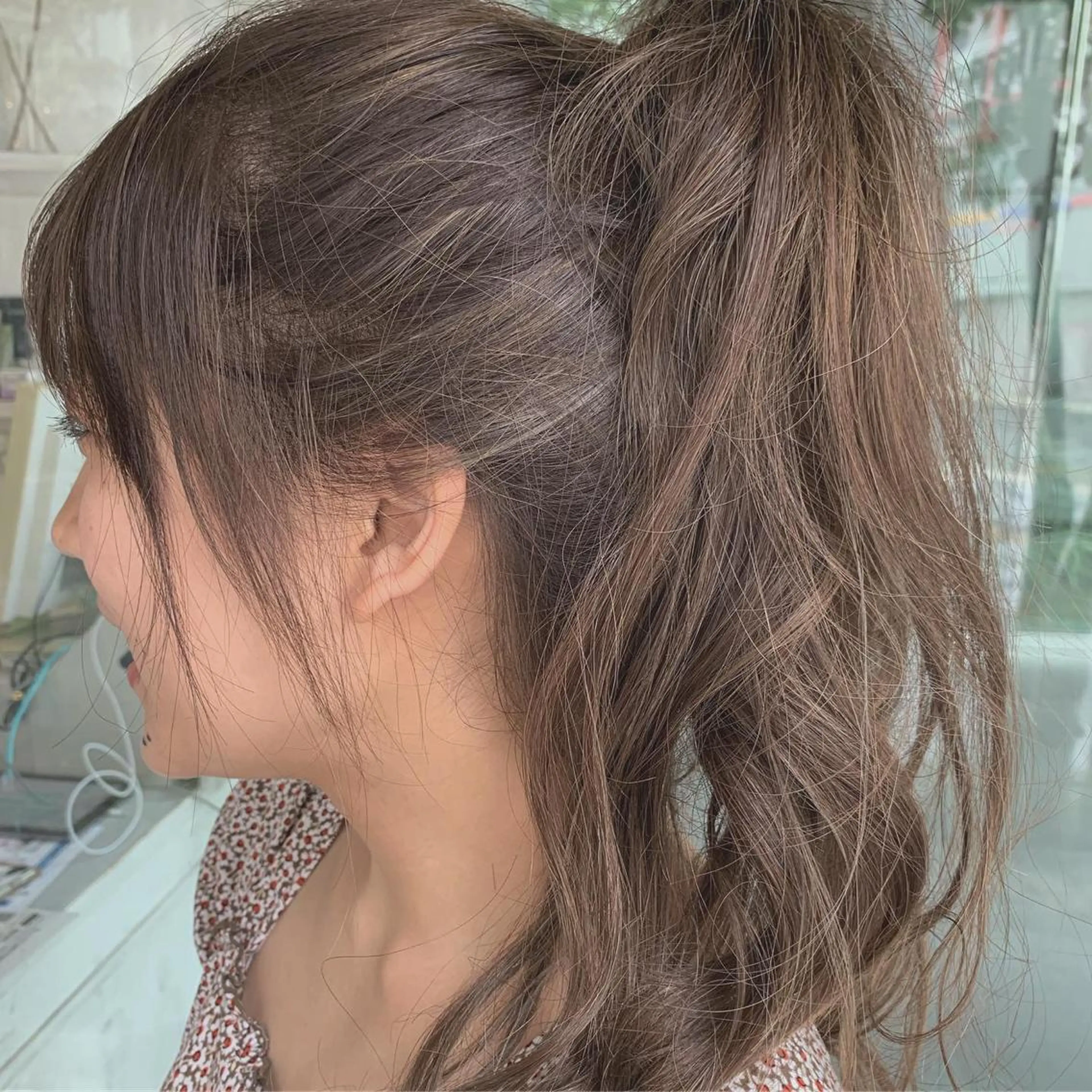ロング カラー fio マナミのヘアスタイル