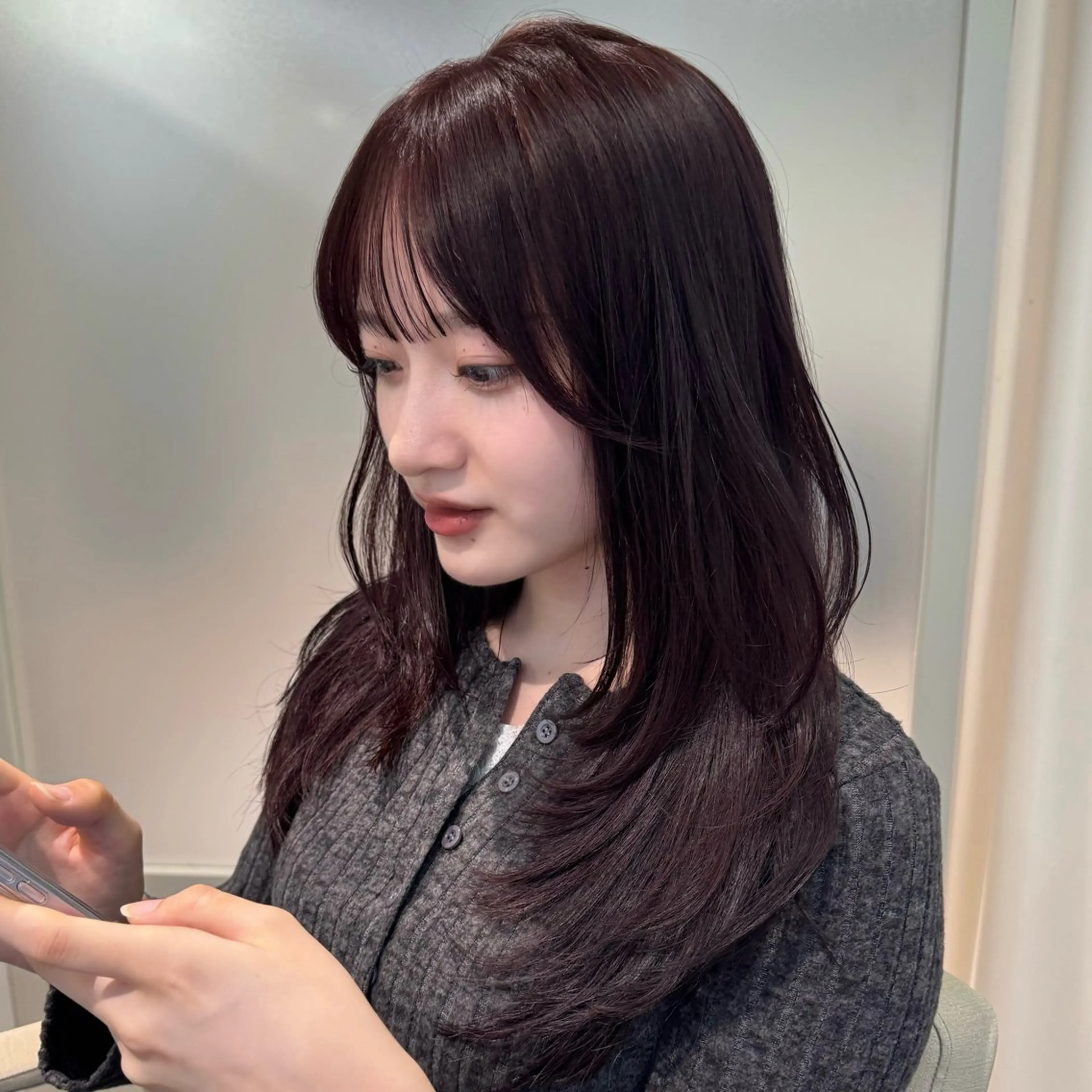 ロング カット ヘアカラー トリートメント 透明感🍨レイヤー ヘアセット/miyuのヘアスタイル