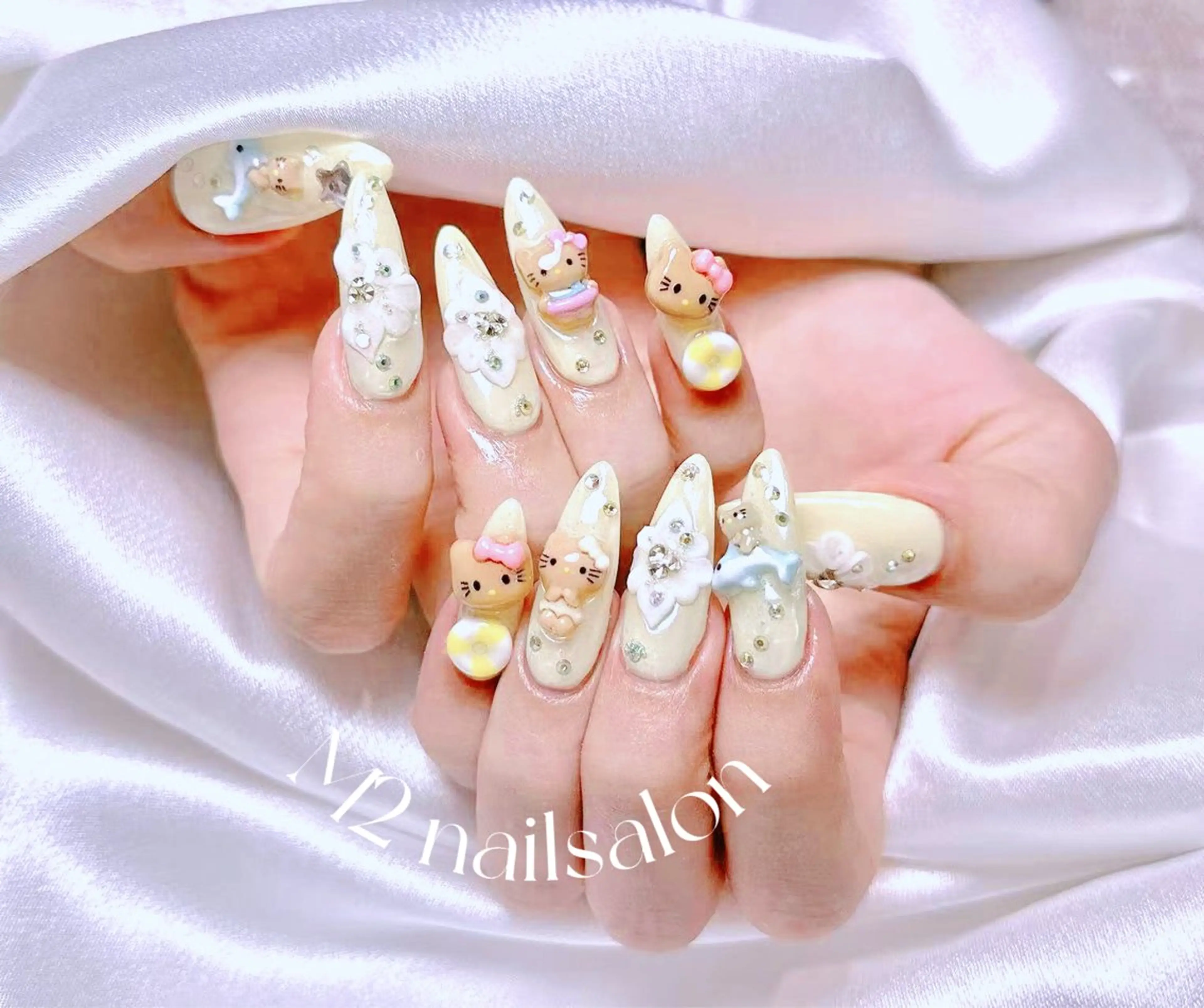 ネイル 長さだし専門店 M2　rikaのネイルデザイン