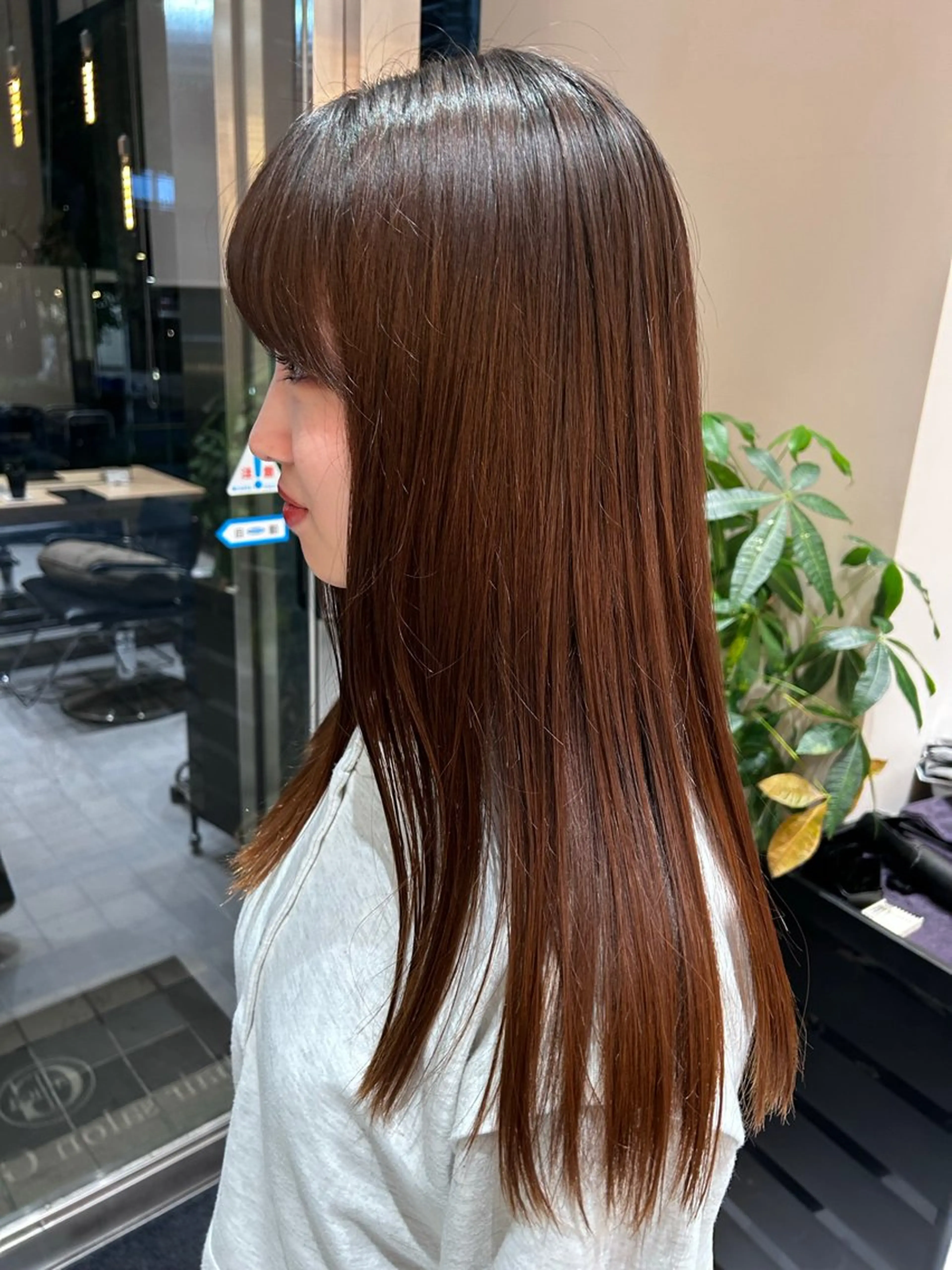 ロング カラー ヘアカラー トリートメント ヘアセット 垢抜け/レイヤー /艶カラー🪼風香のヘアスタイル