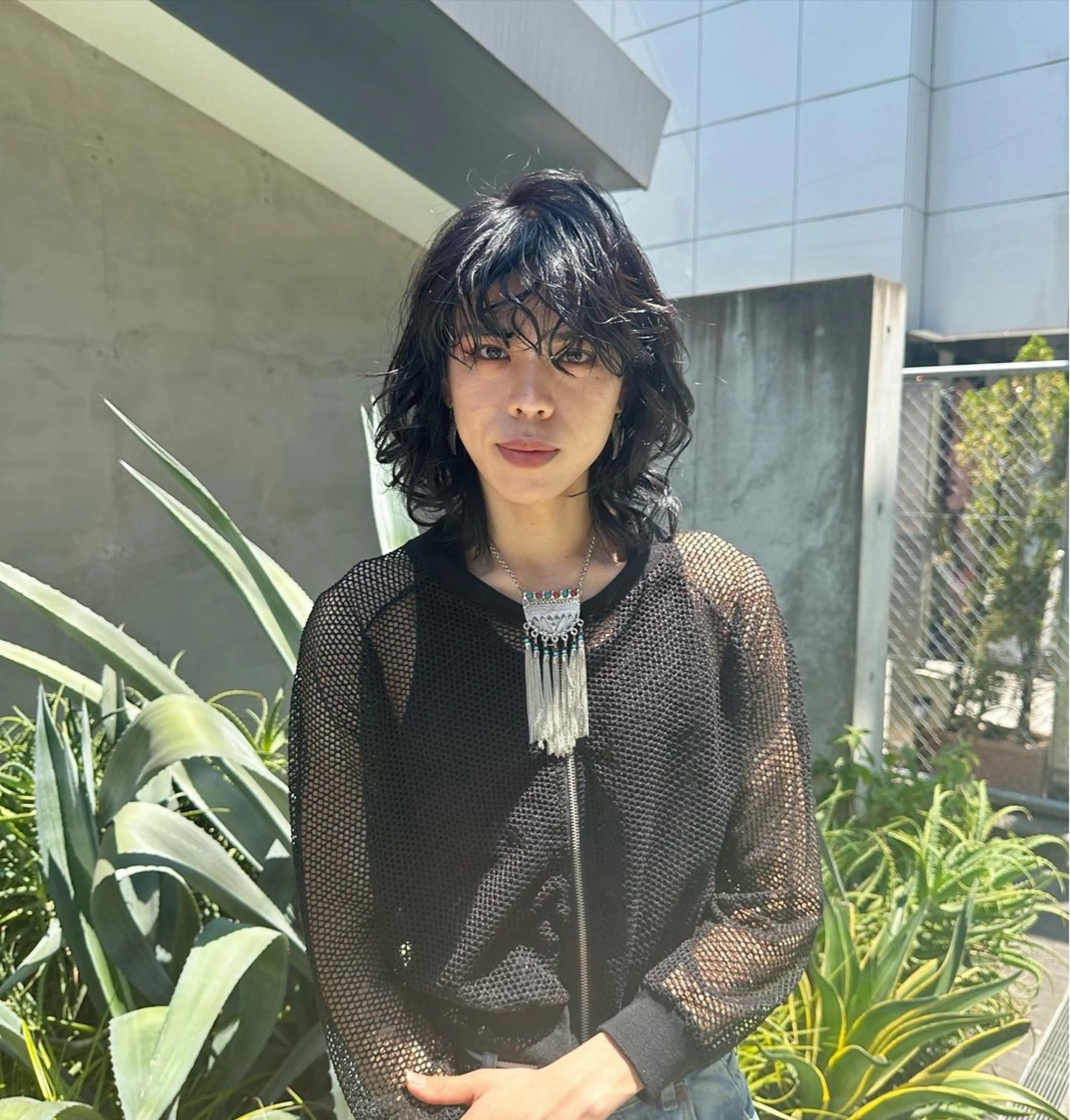 ミディアム カラー メンズ 梶原 蔵人のヘアスタイル