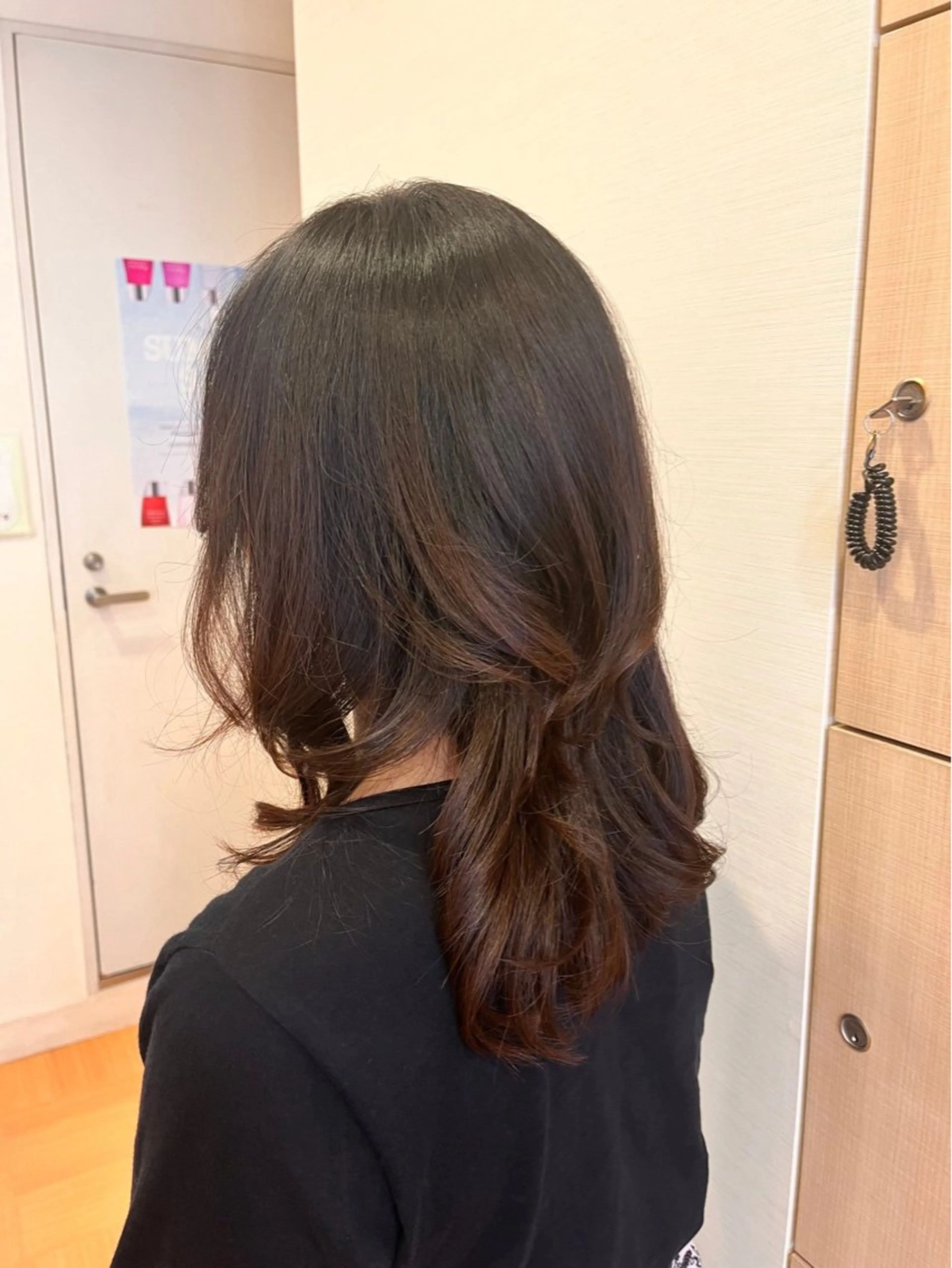 セミロング レイヤーカット トリートメント Ha naのヘアスタイル