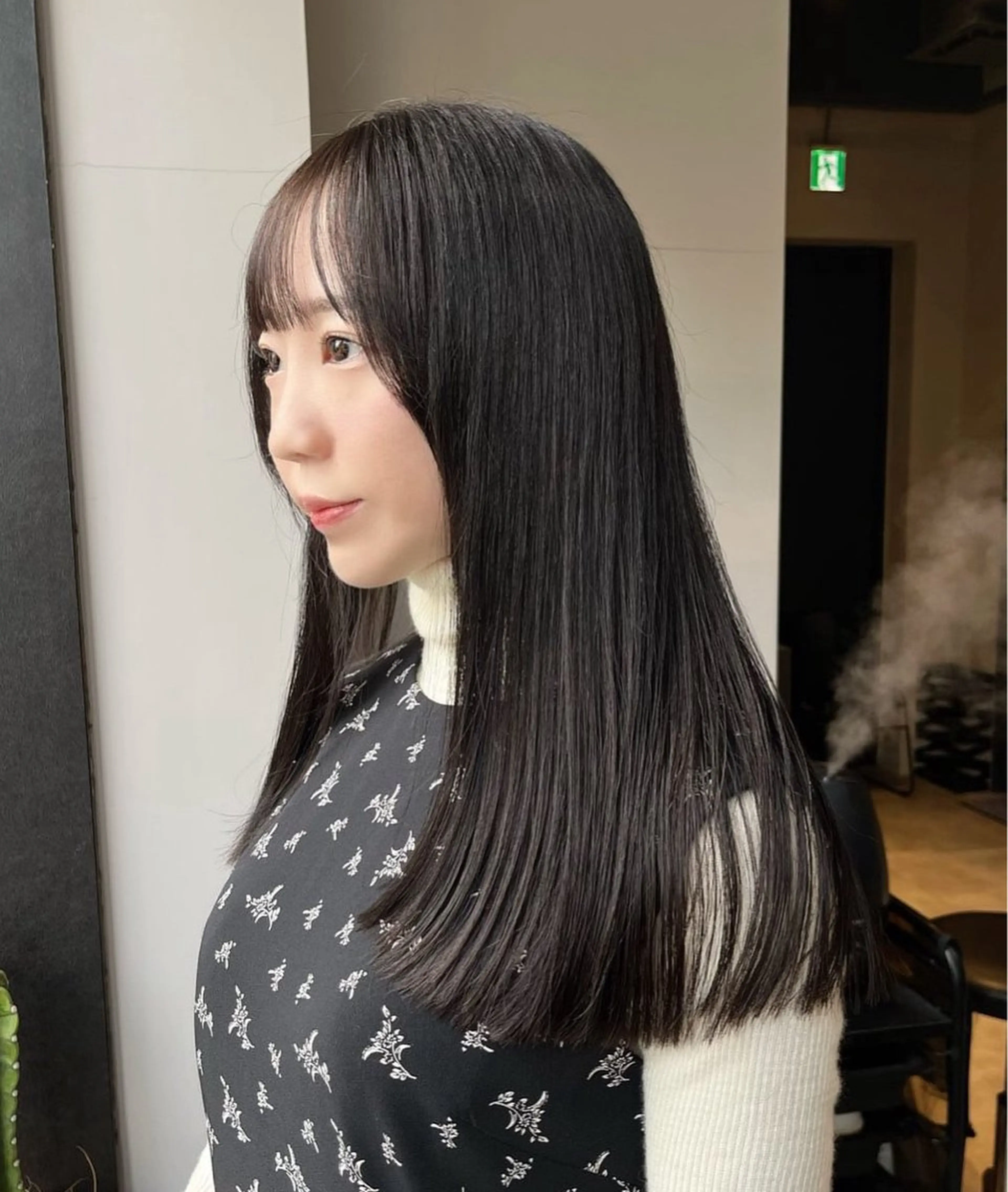 ロング カラー うる艶カラー/恵比寿 ベージュ/丸山陽平のヘアスタイル