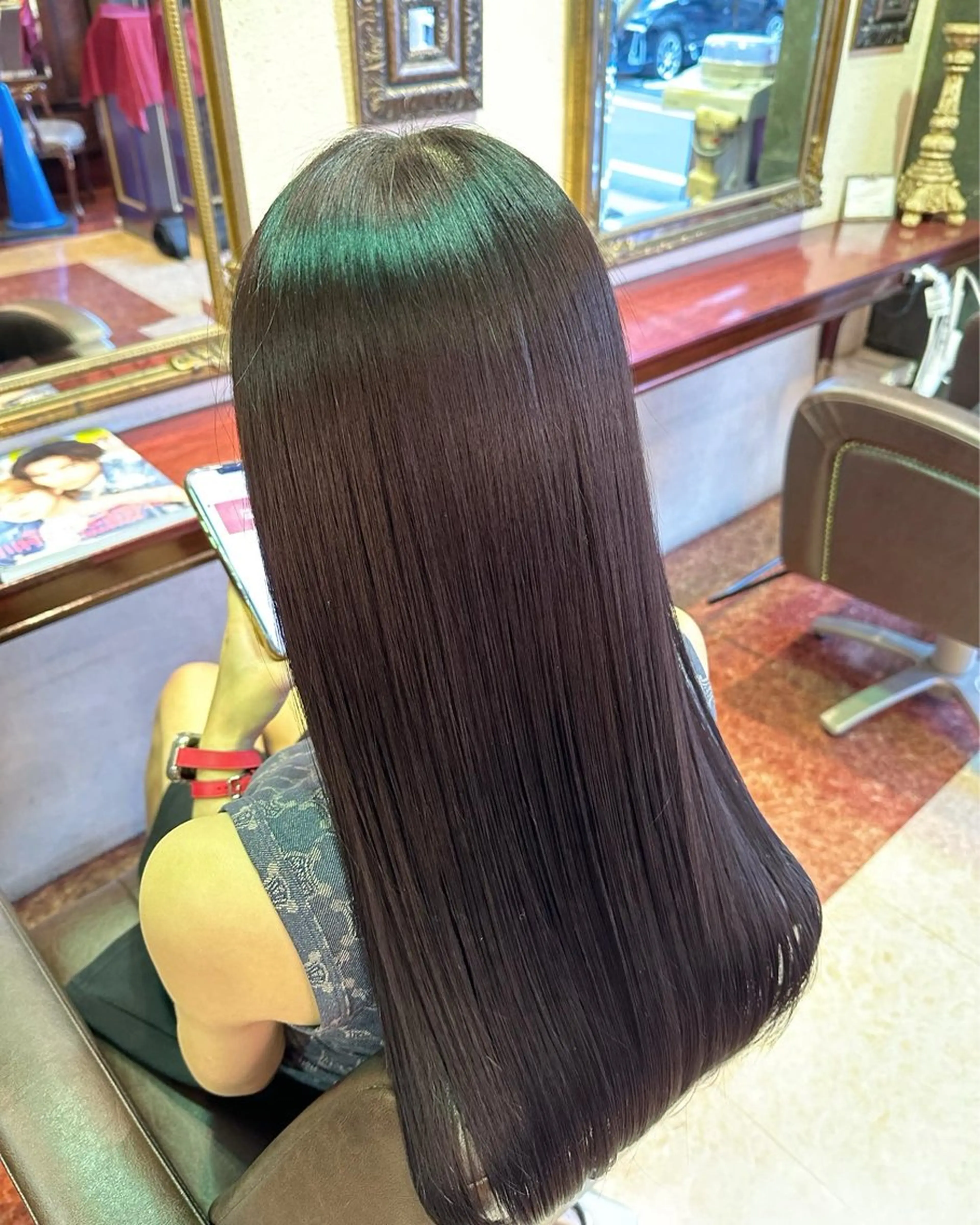 ロング トリートメント カット ヘアカラー 【美髪矯正 /髪質改善】RINのヘアスタイル