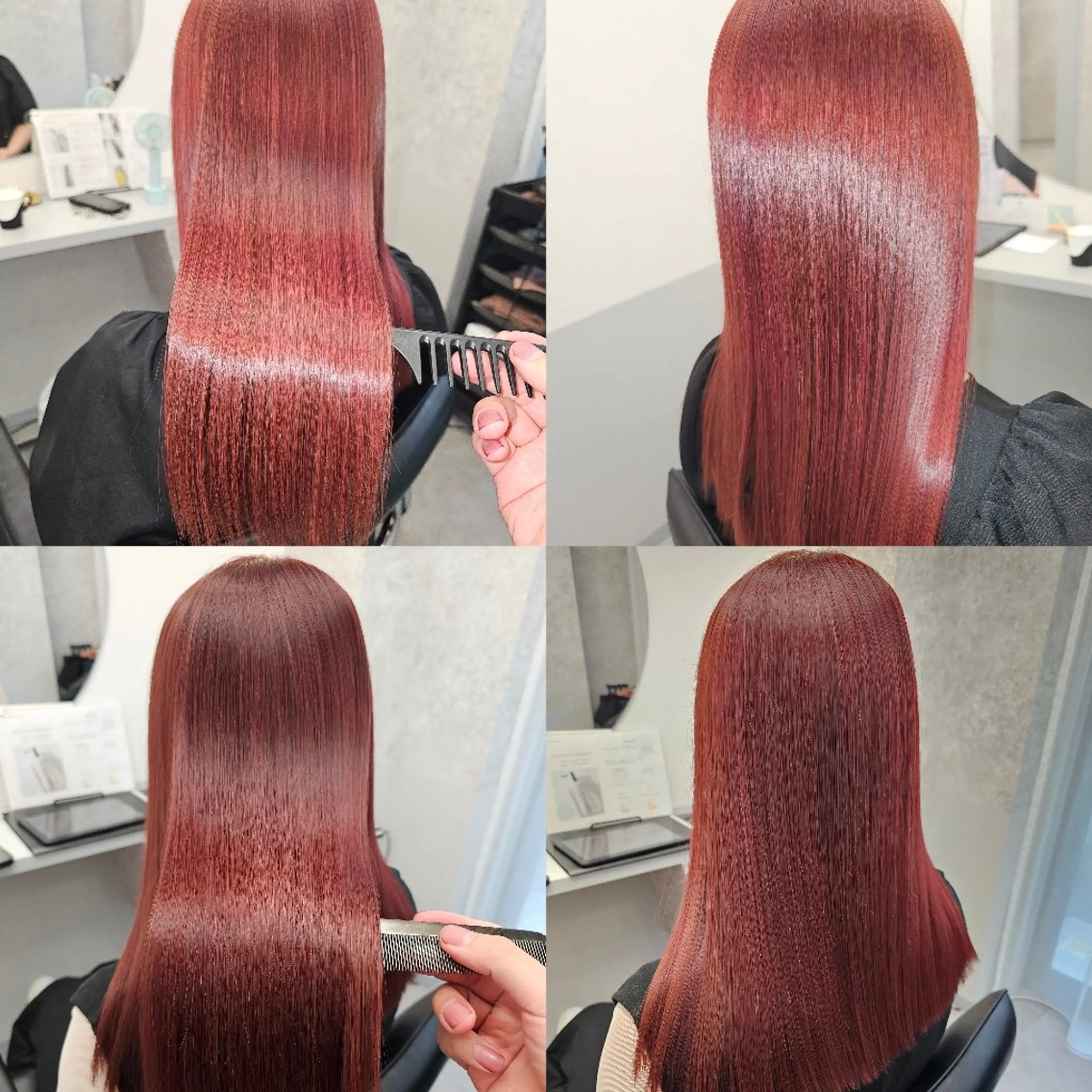 【ブリーチを一切使わず通常の2倍透明感が出ます】★ダメージレスブリーチ無しダブルカラー+髪質改善トリートメント★の写真