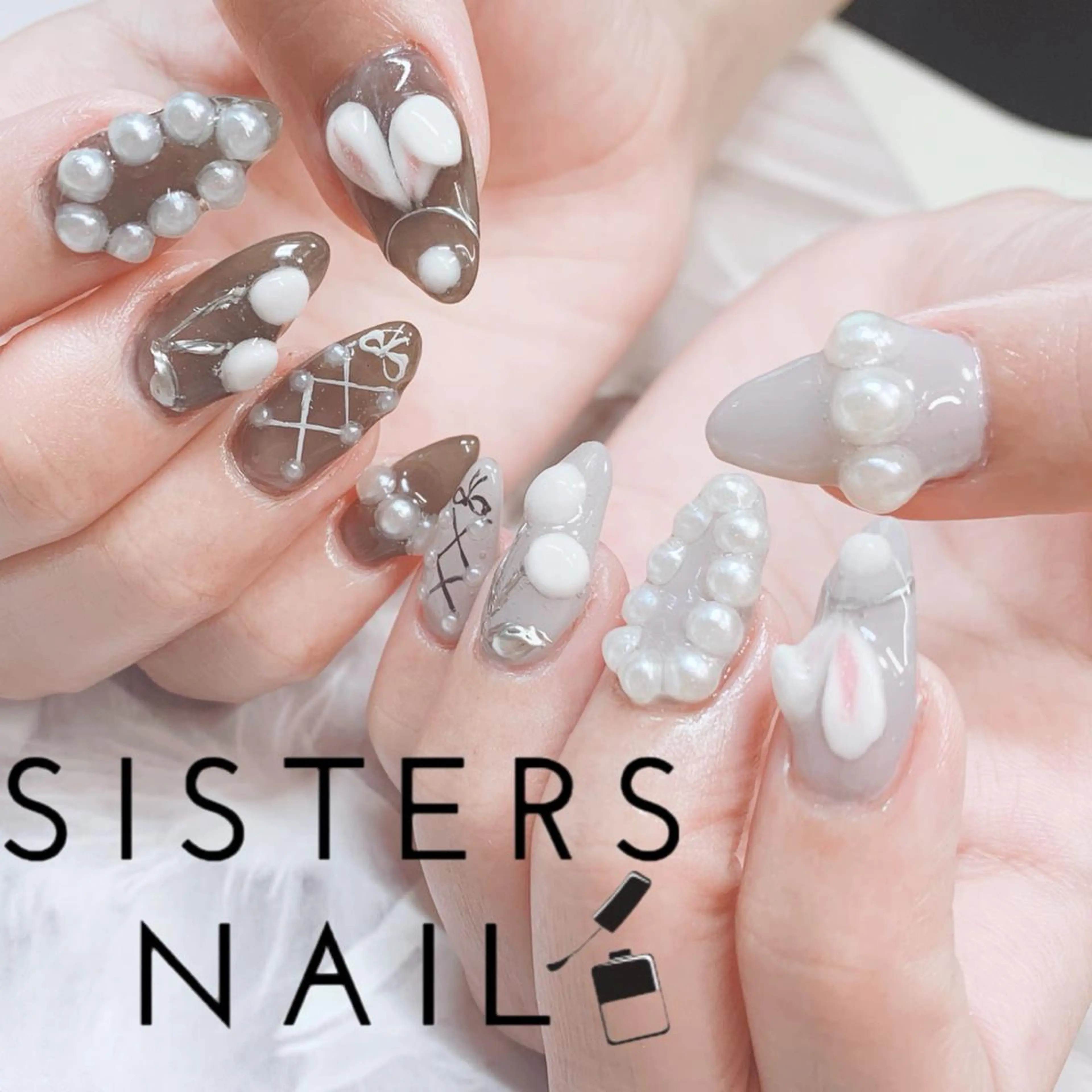 ネイル ハンドネイル ハンドケア sisters nail.fのネイルデザイン