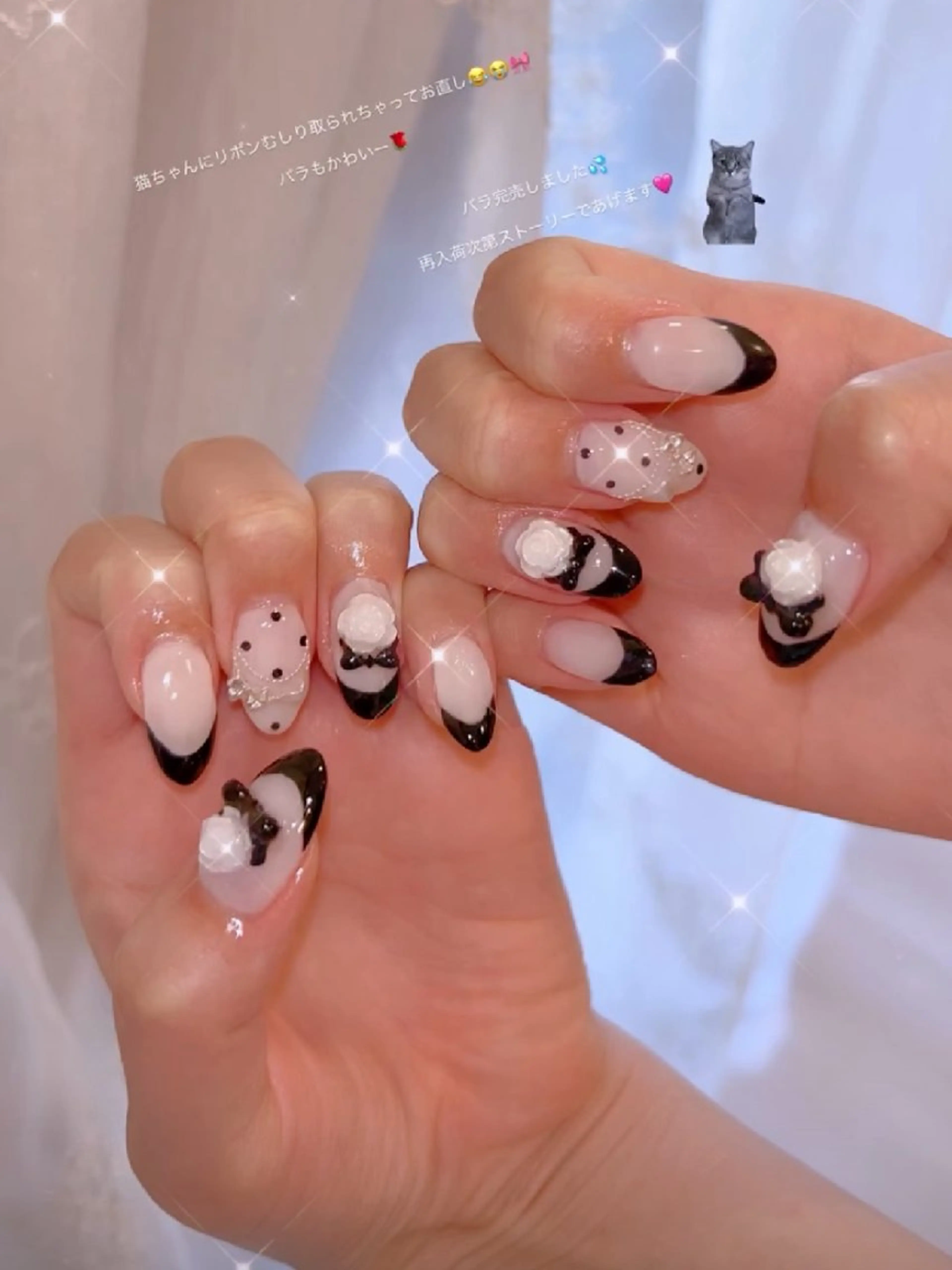ネイル 長さ出し ジェルネイル 韓国ネイル マグネットネイル ニュアンスネイル ハンドネイル I LOVE ME NAIL.｡.:*♡のネイルデザイン