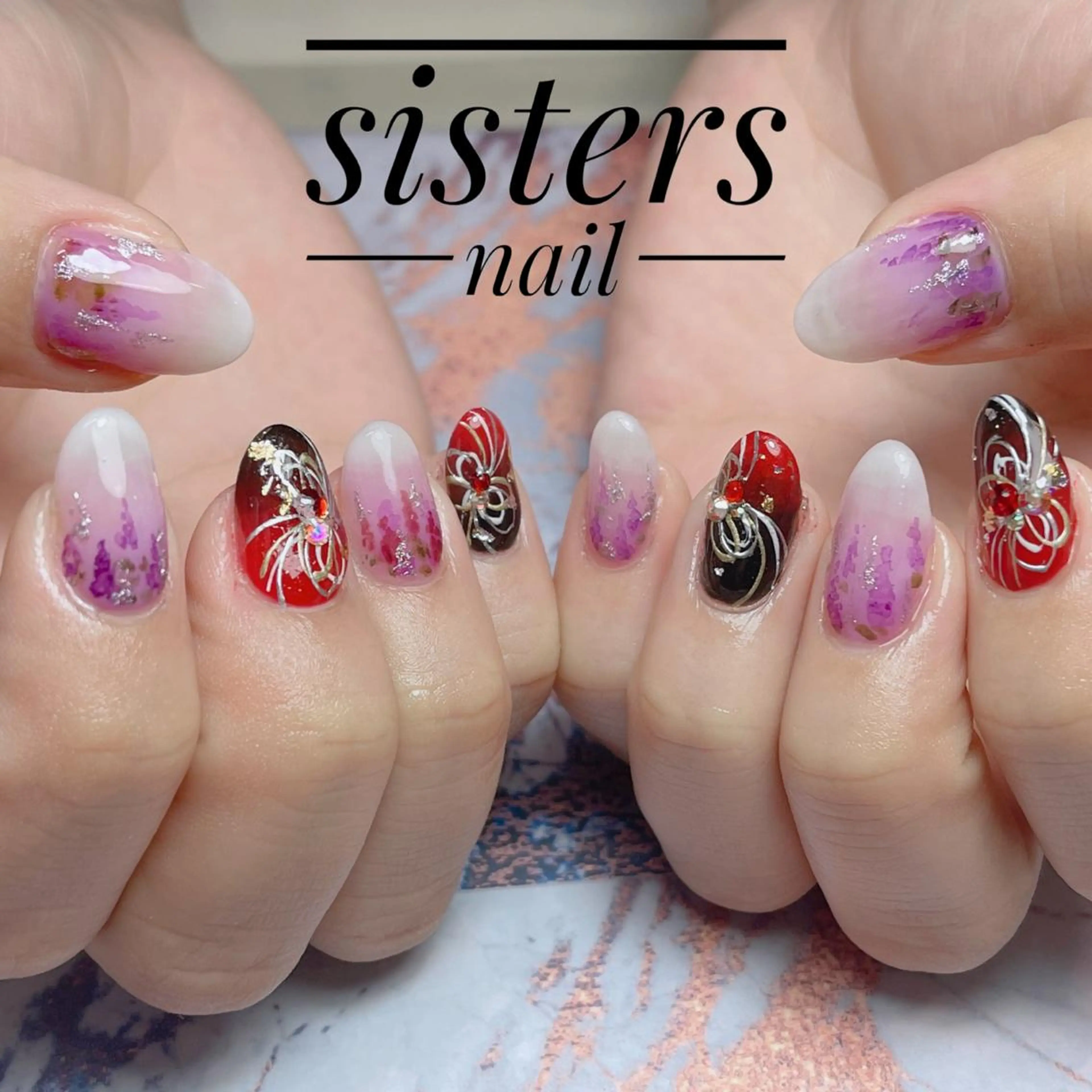 ネイル ハンドネイル ハンドケア sisters nail.fのネイルデザイン