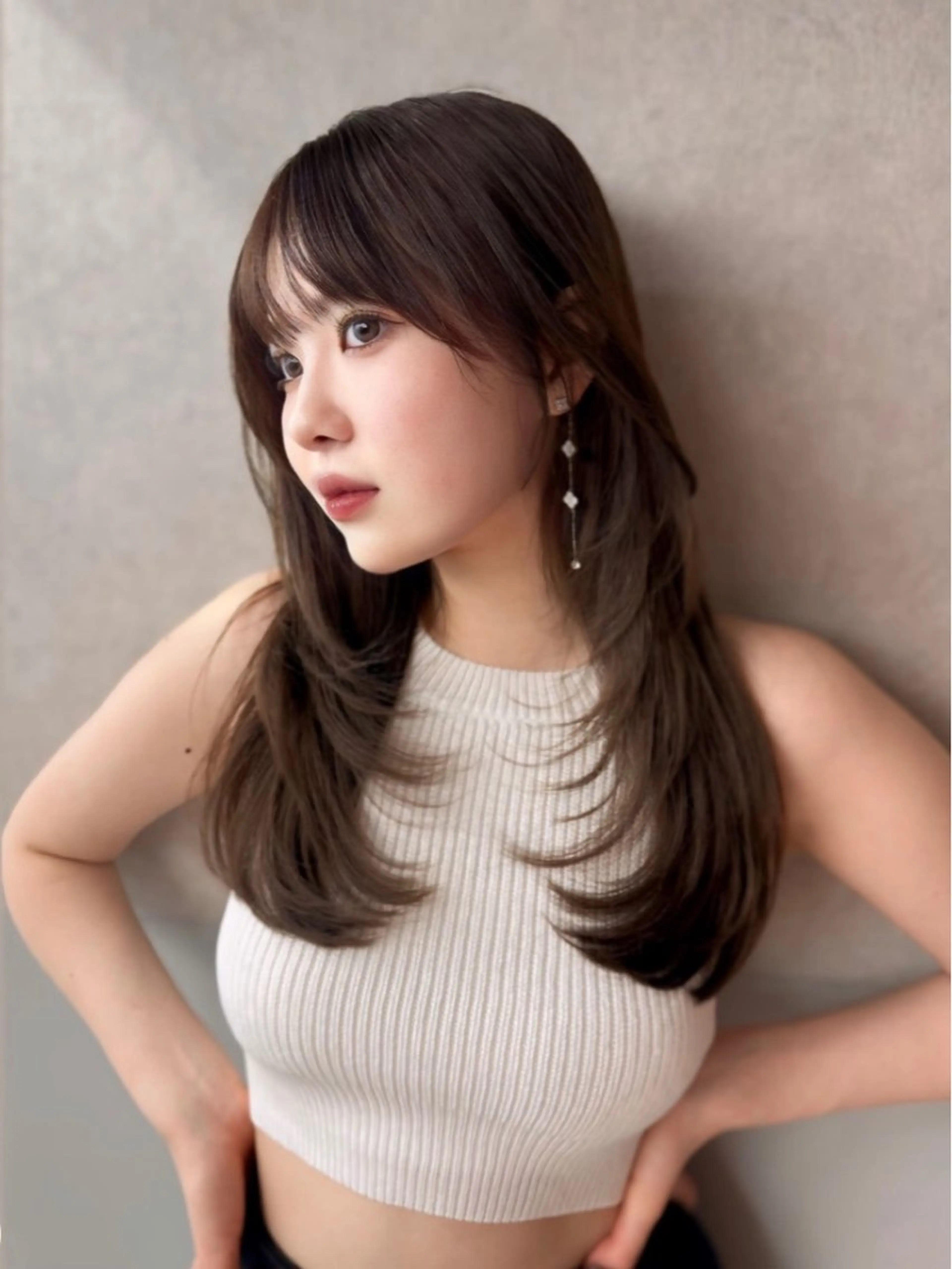 ロング カラー 韓国ヘア/レイヤー Londエレンのヘアスタイル