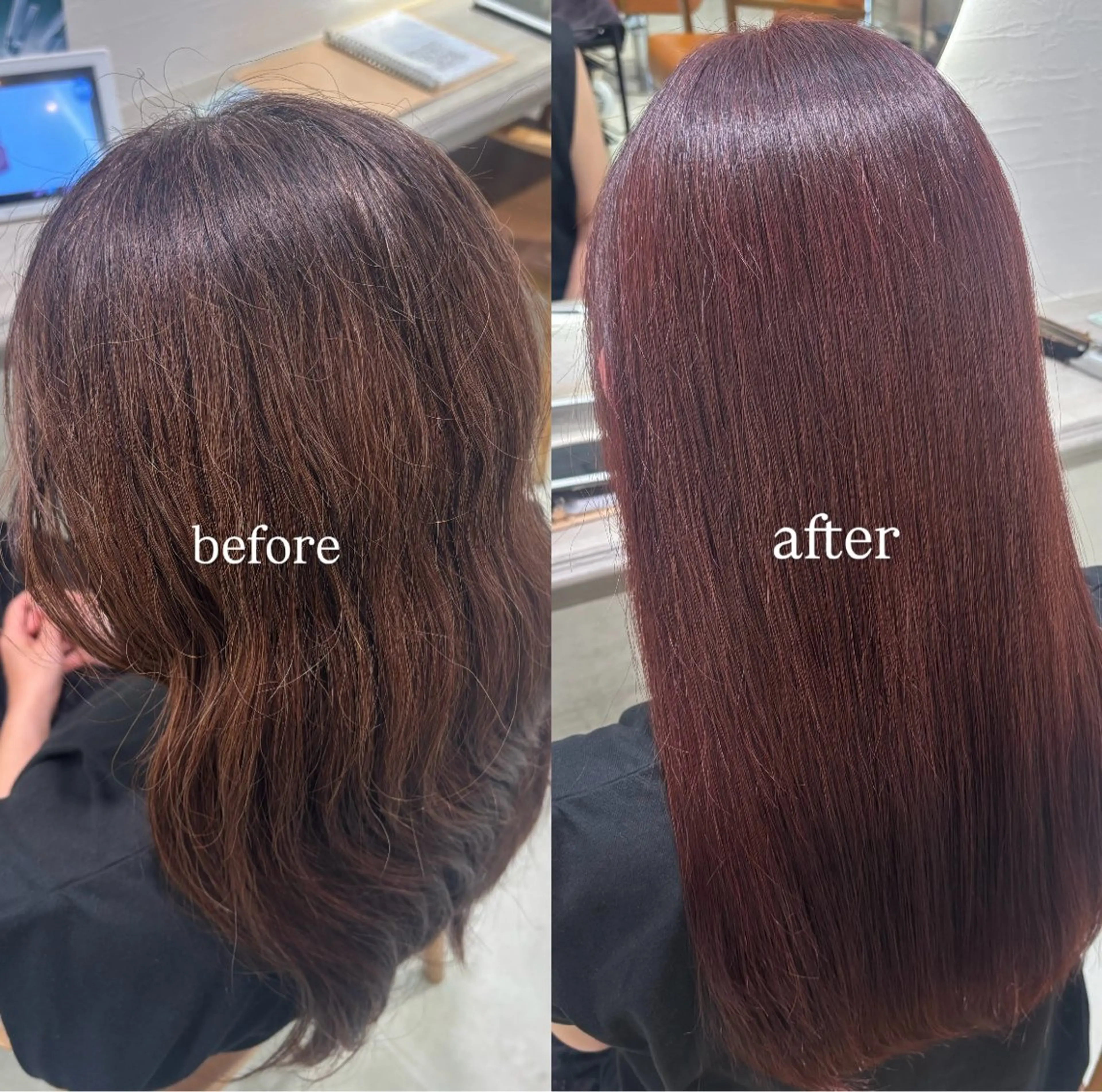 ロング カラー 伊藤 粹 /浦和/艶カラーのヘアスタイル