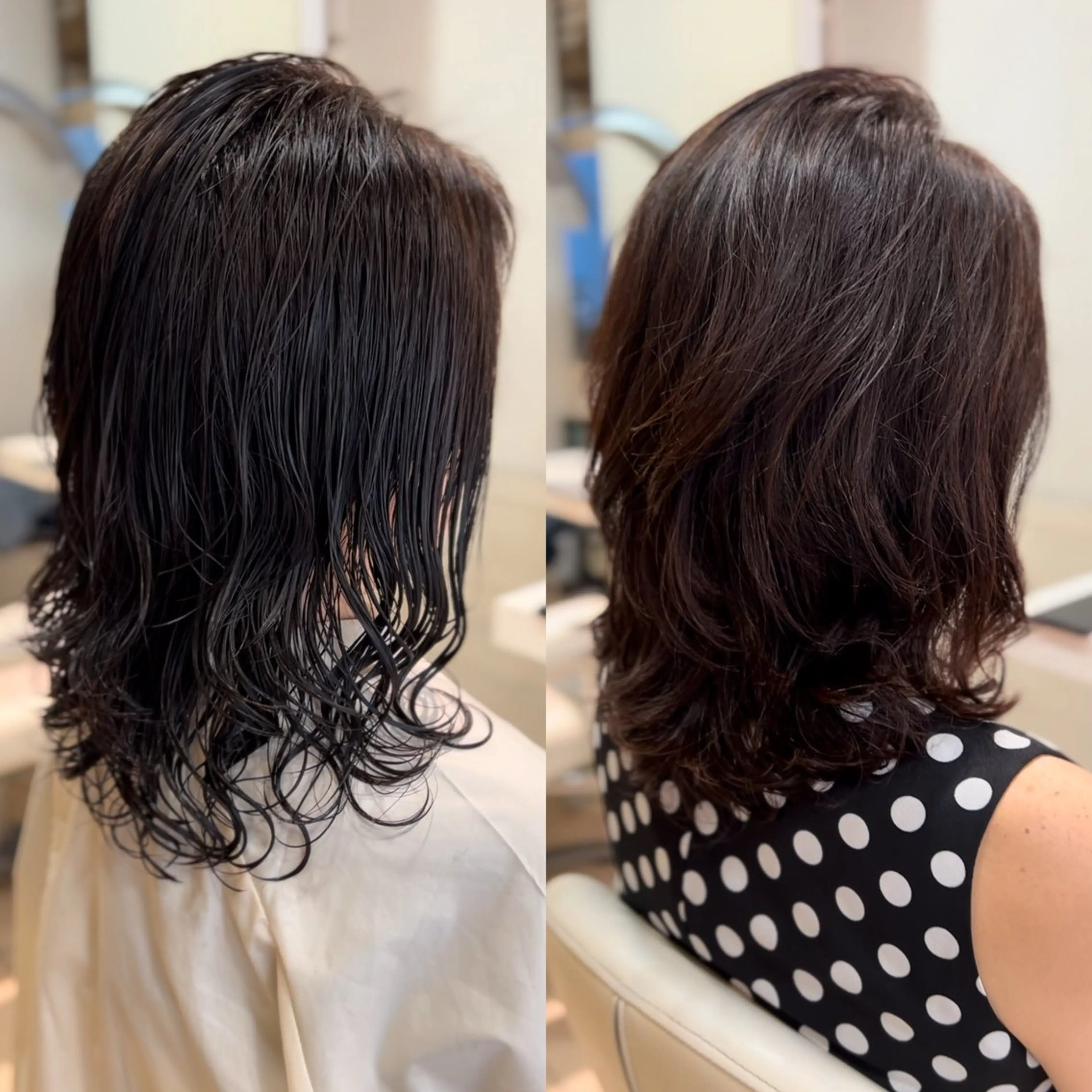 ミディアム パーマ カット パーマ トリートメント ヘッドスパ 🌈美髪✂︎艶色🎨 頭皮改善🍀TAKUのヘアスタイル