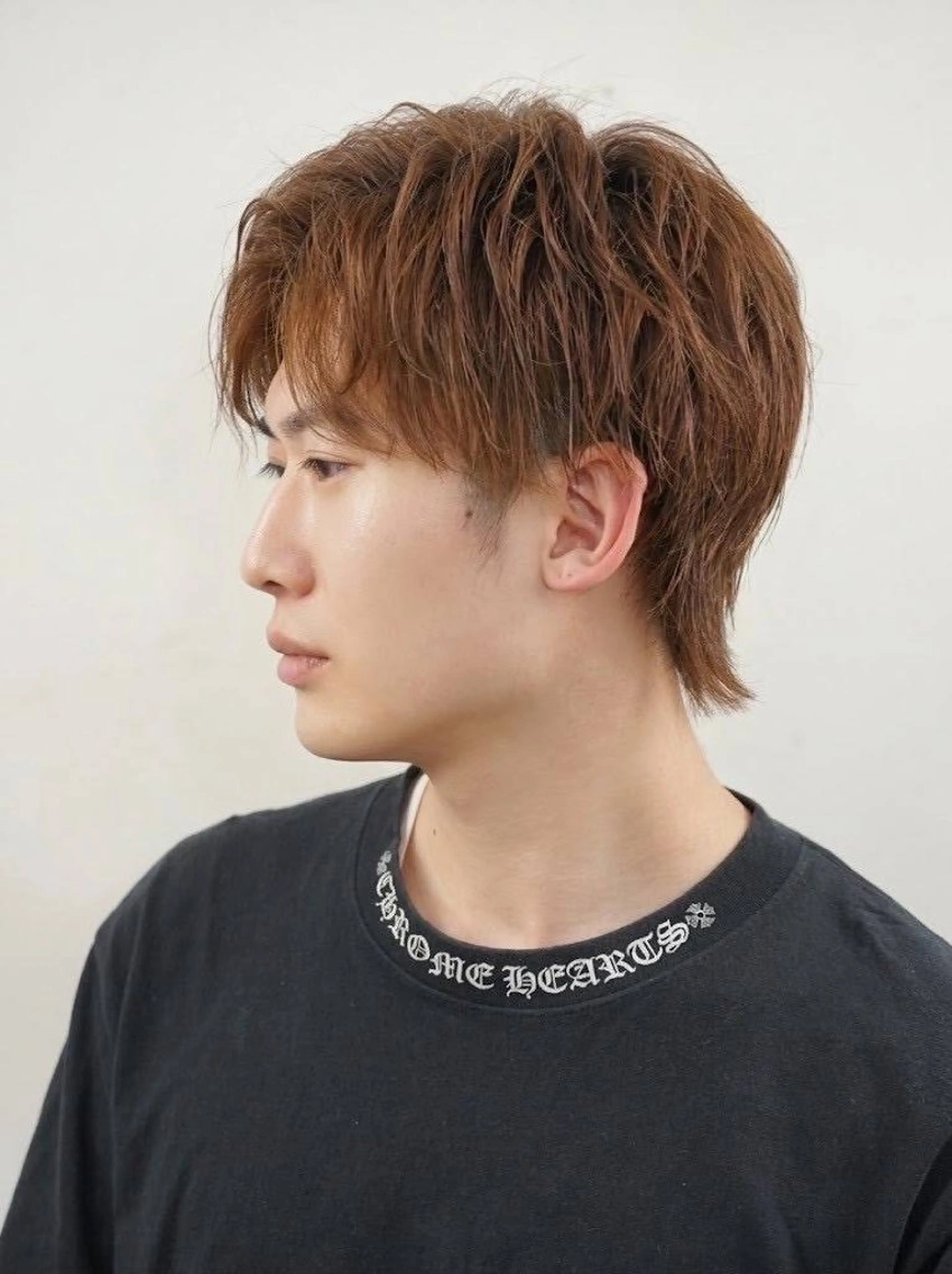 メンズ ミディアム センターパート マッシュ 石井 希明のヘアスタイル