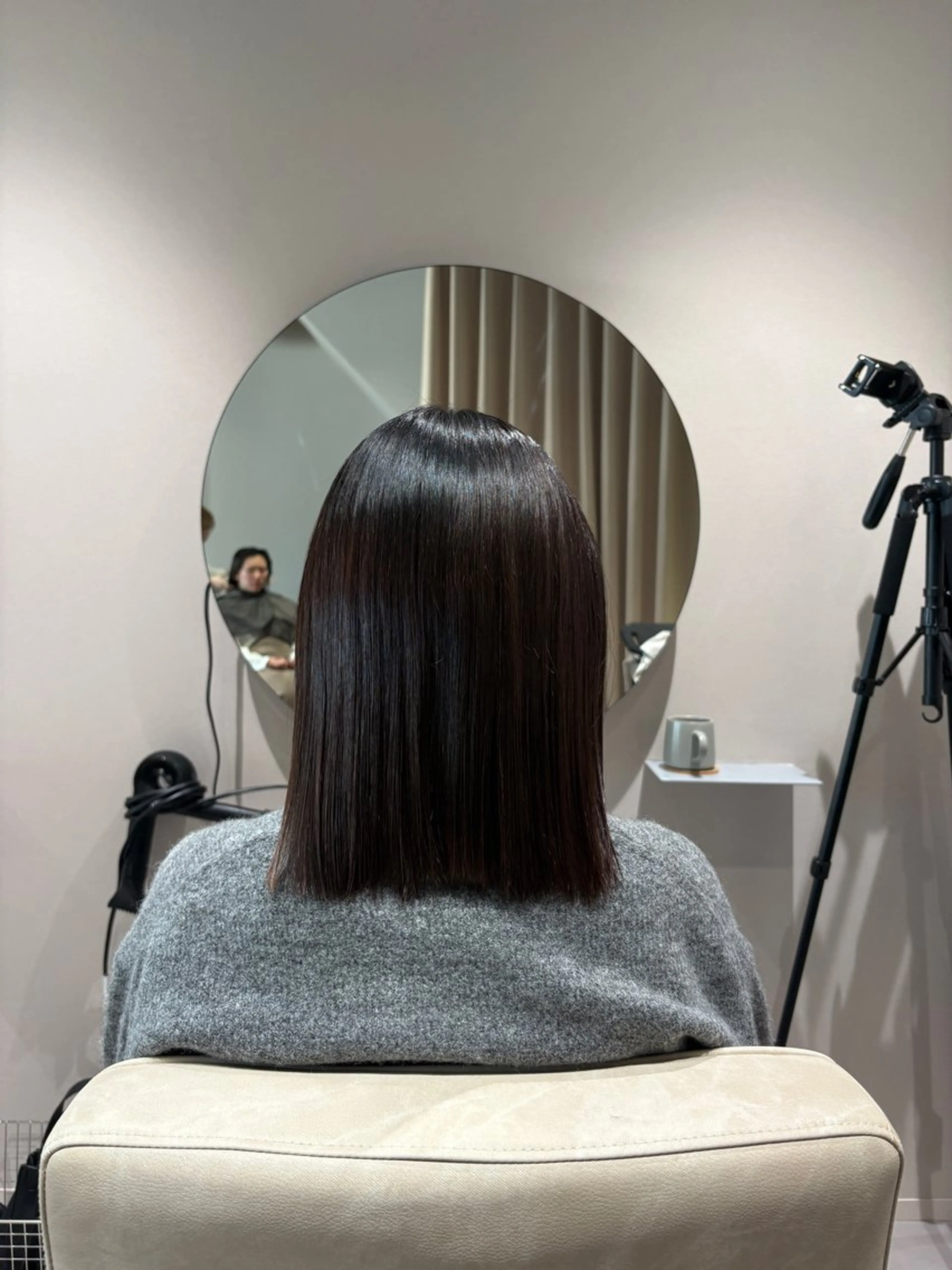 ショート 縮毛矯正 井山 葵のヘアスタイル