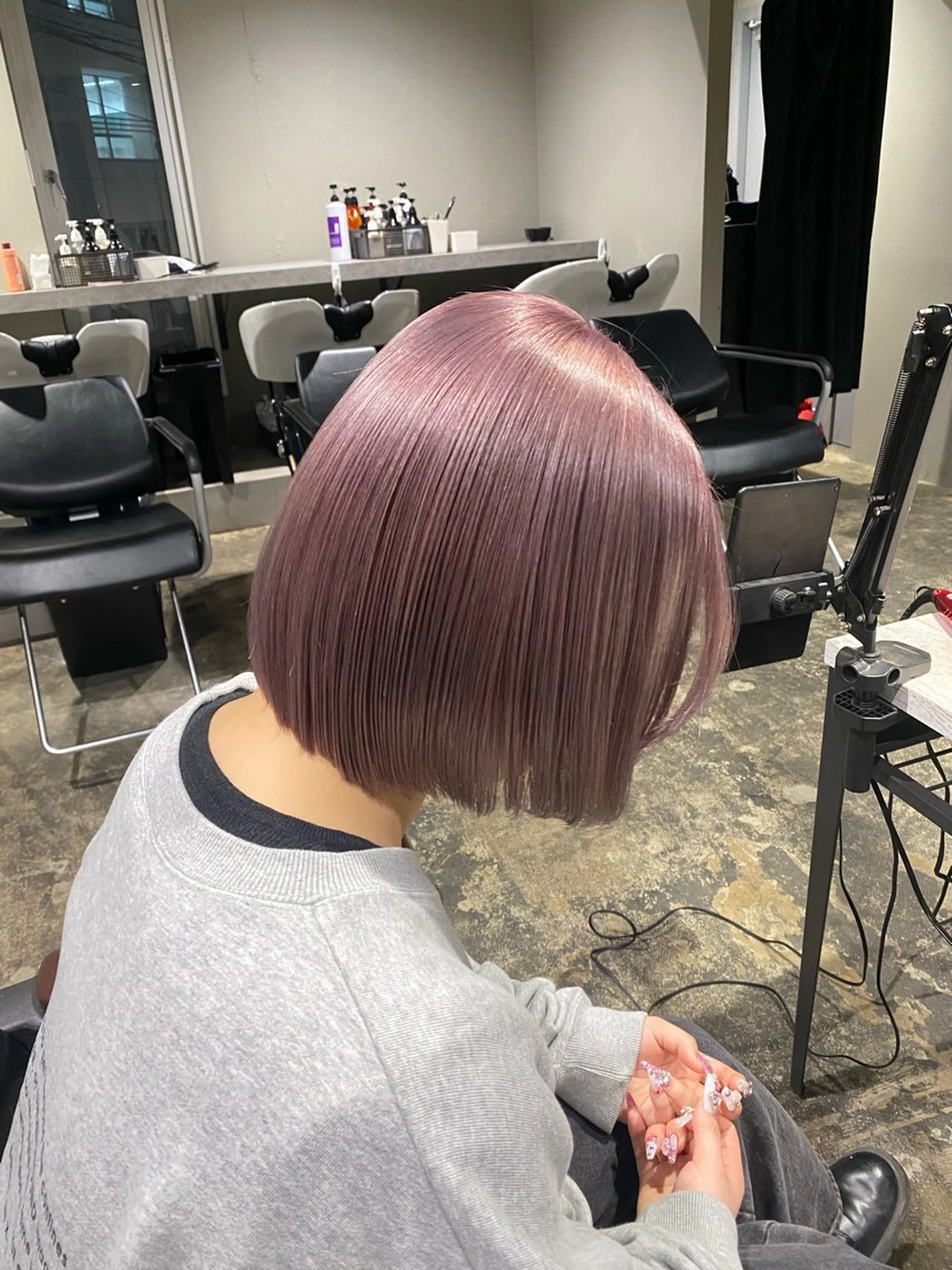 ショート ハイトーンカラー レイヤー/ juriのヘアスタイル