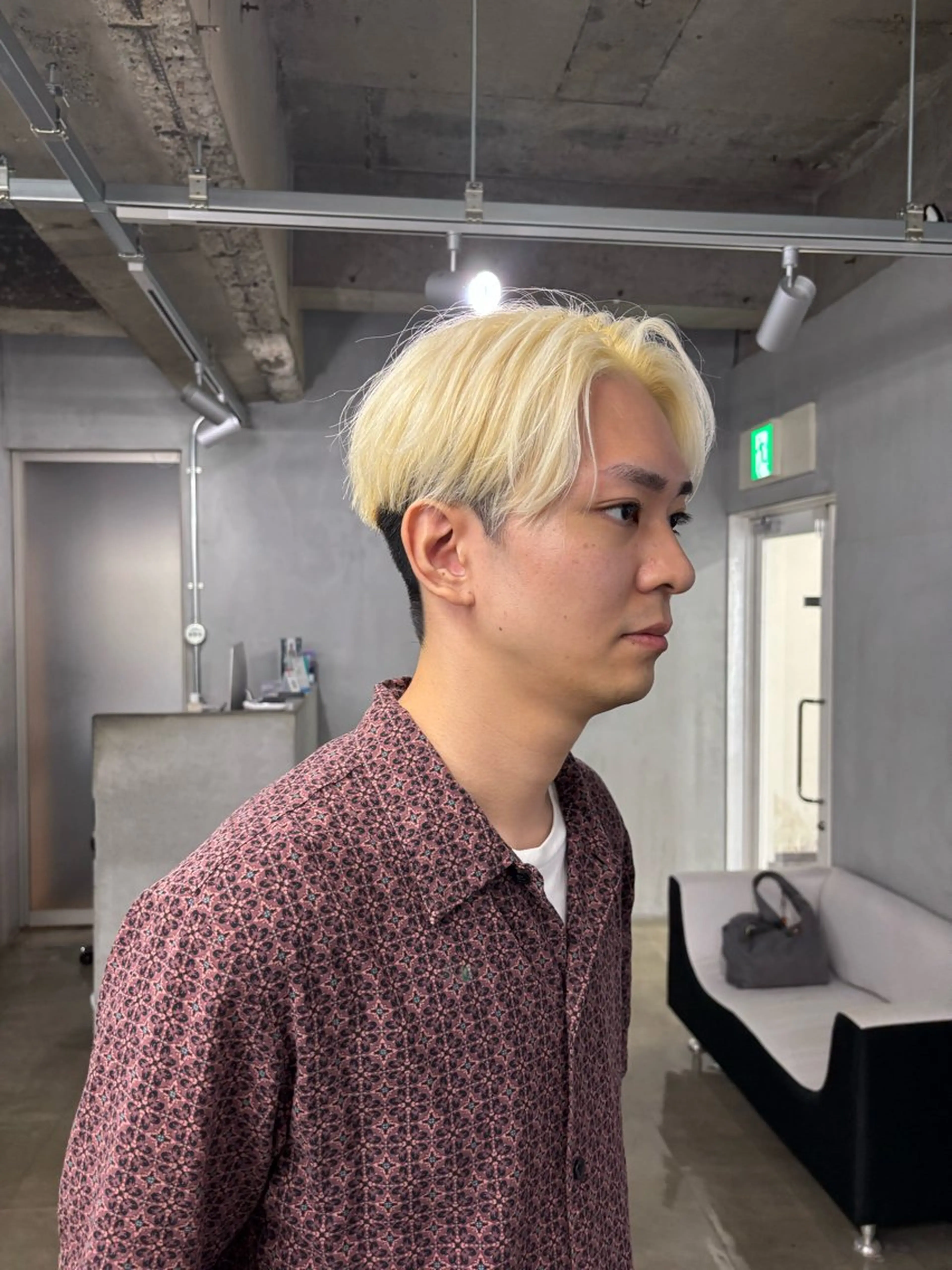 ショート カラー パーマ メンズ カット ヘアカラー トリートメント メンズ/ダブルカラー /パーマ/来栖慧💈のヘアスタイル