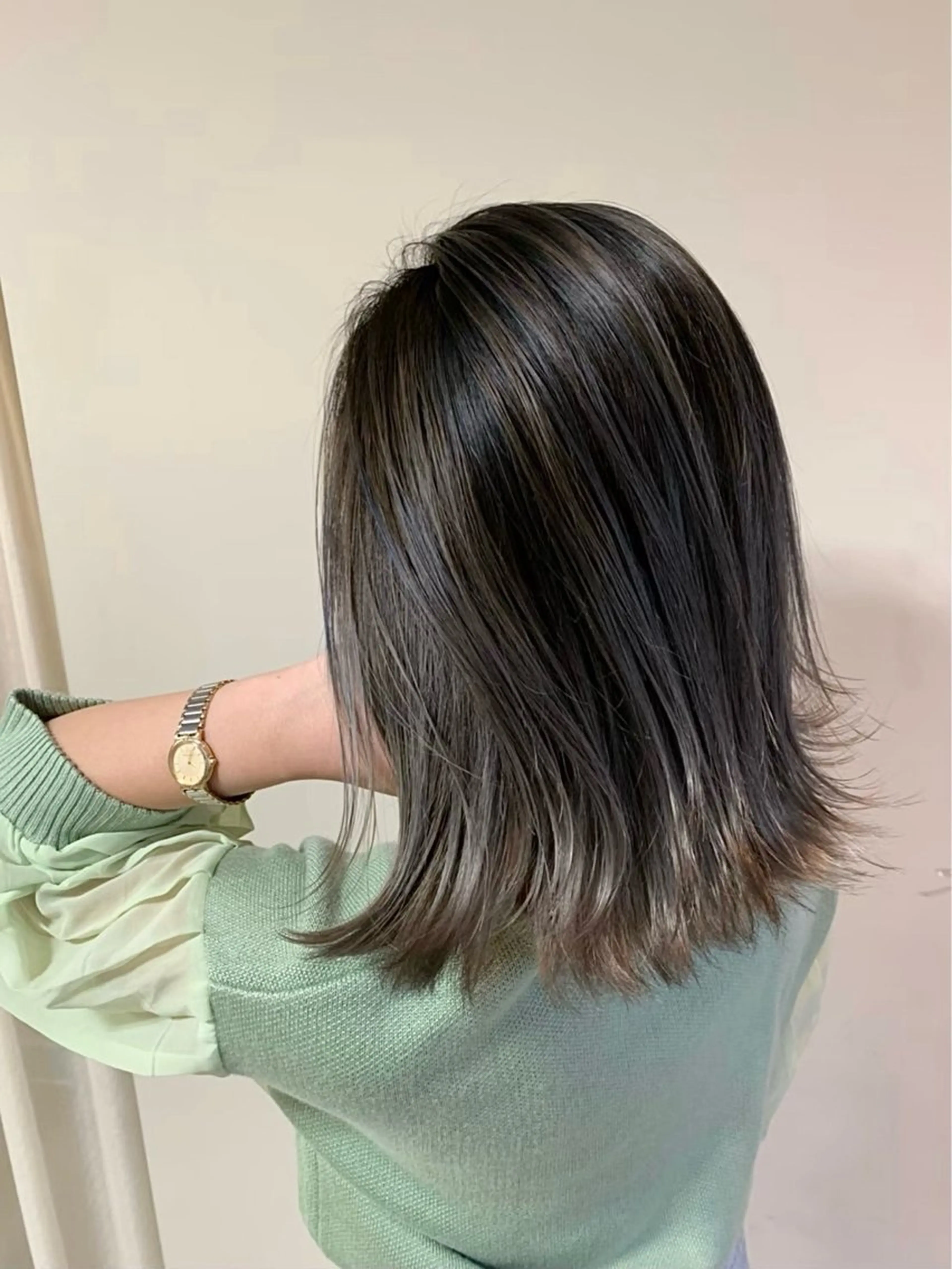 ミディアム カラー ヘアカラー トリートメント メンズカット◎さくら /眉毛/メンズパーマのヘアスタイル