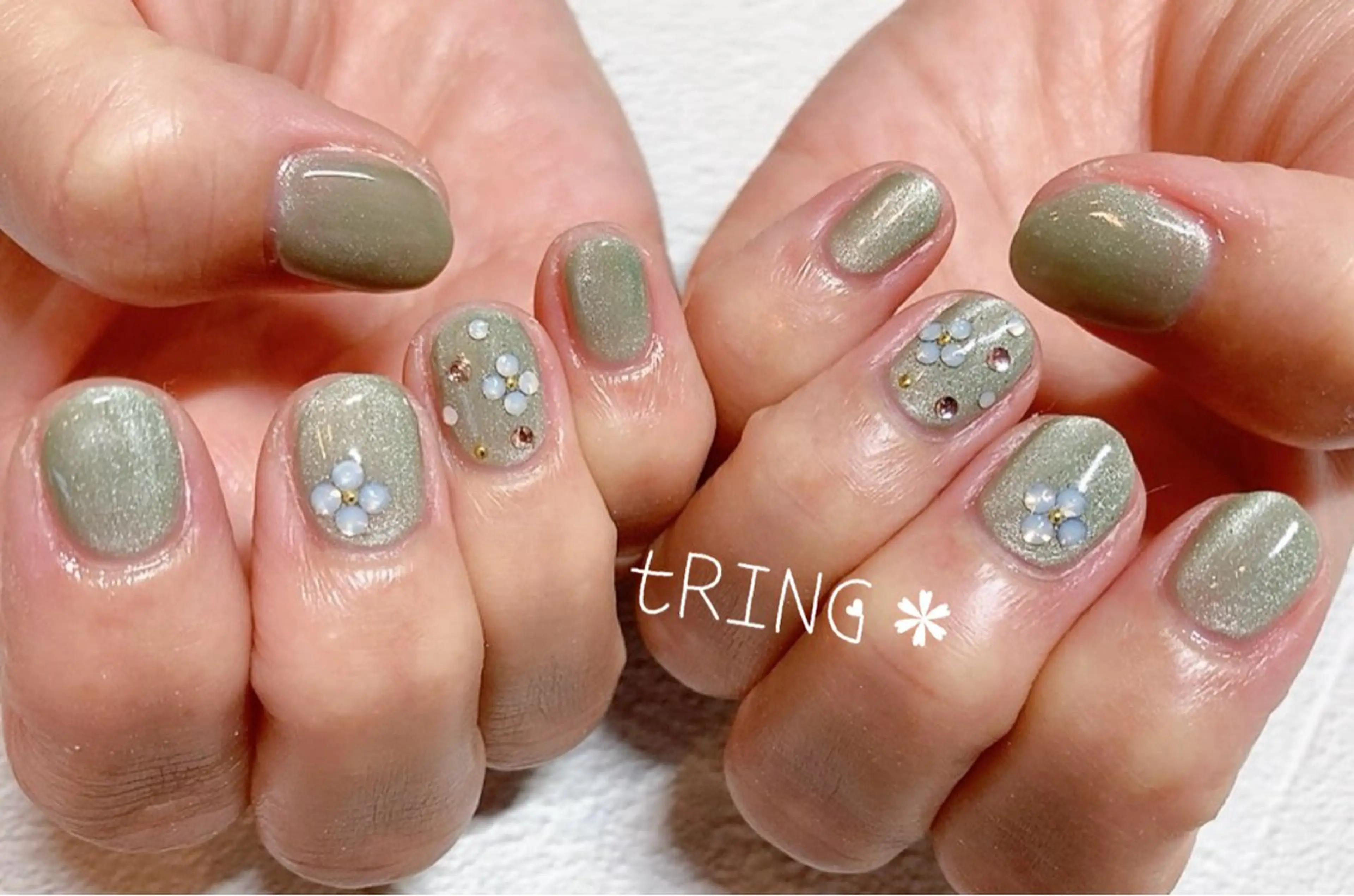 ネイル ハンドネイル tRING＊ しいの木台のネイルデザイン