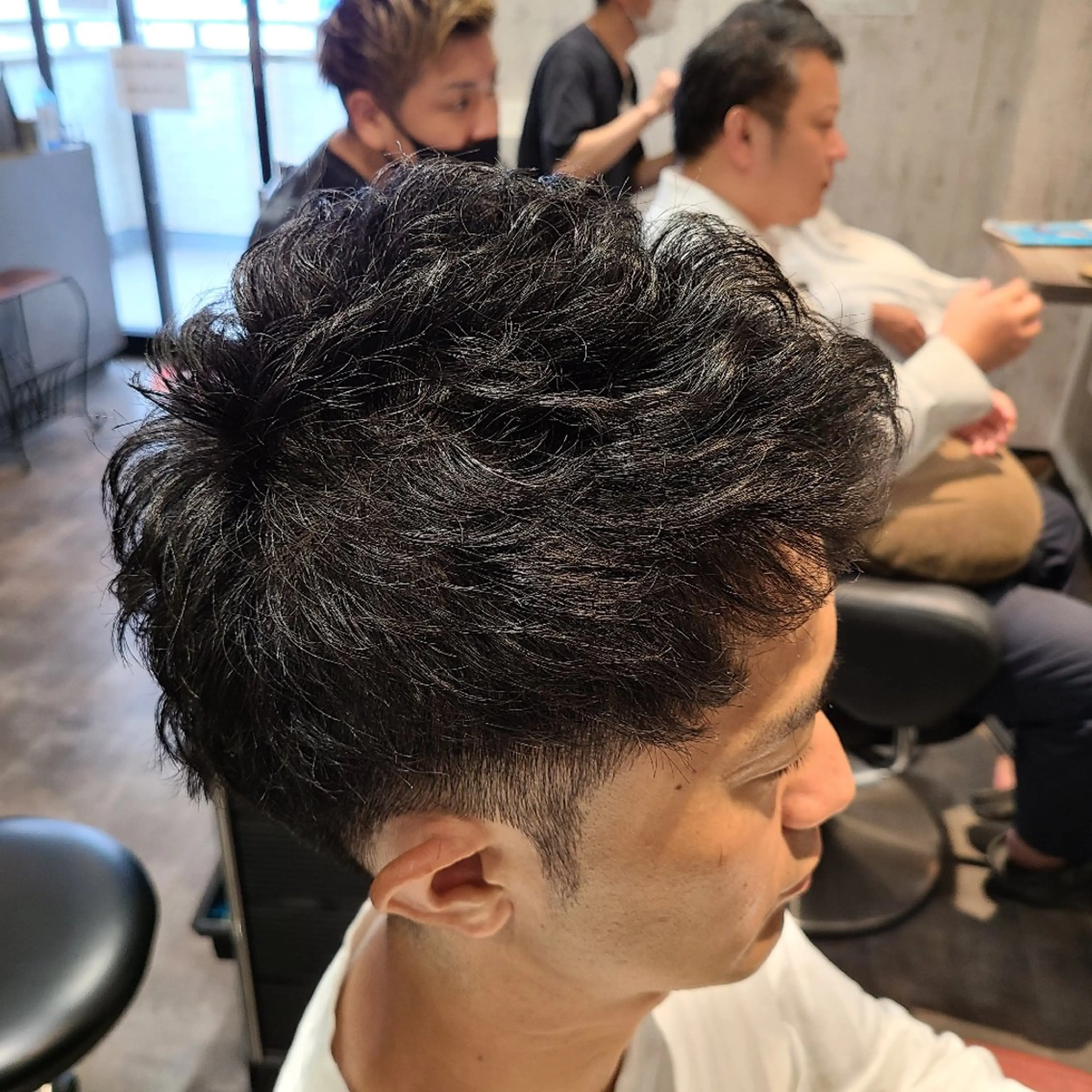 メンズ メンズパーマ 大熊 智也のヘアスタイル
