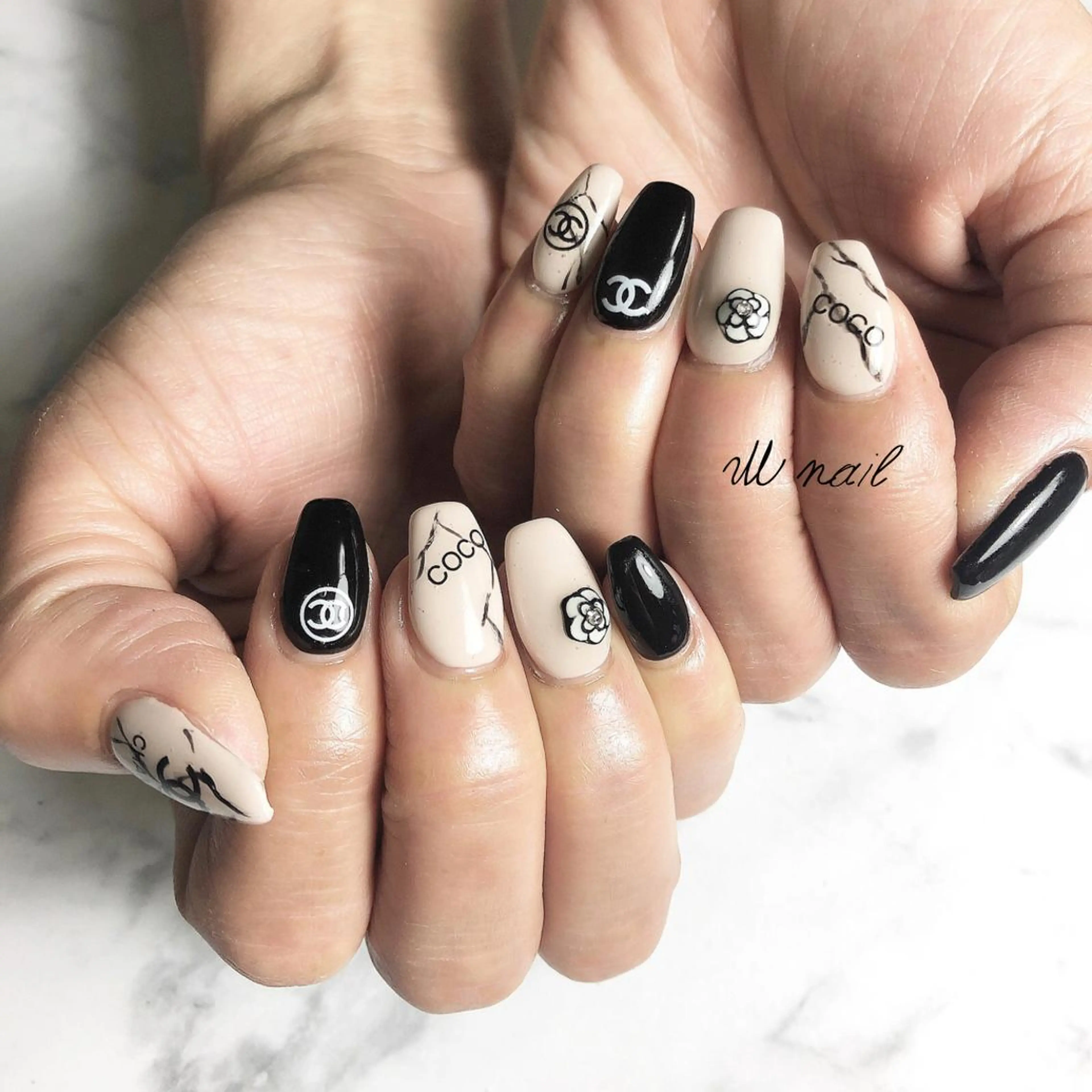 ネイル 持ち込み ハンドネイル M nailのネイルデザイン