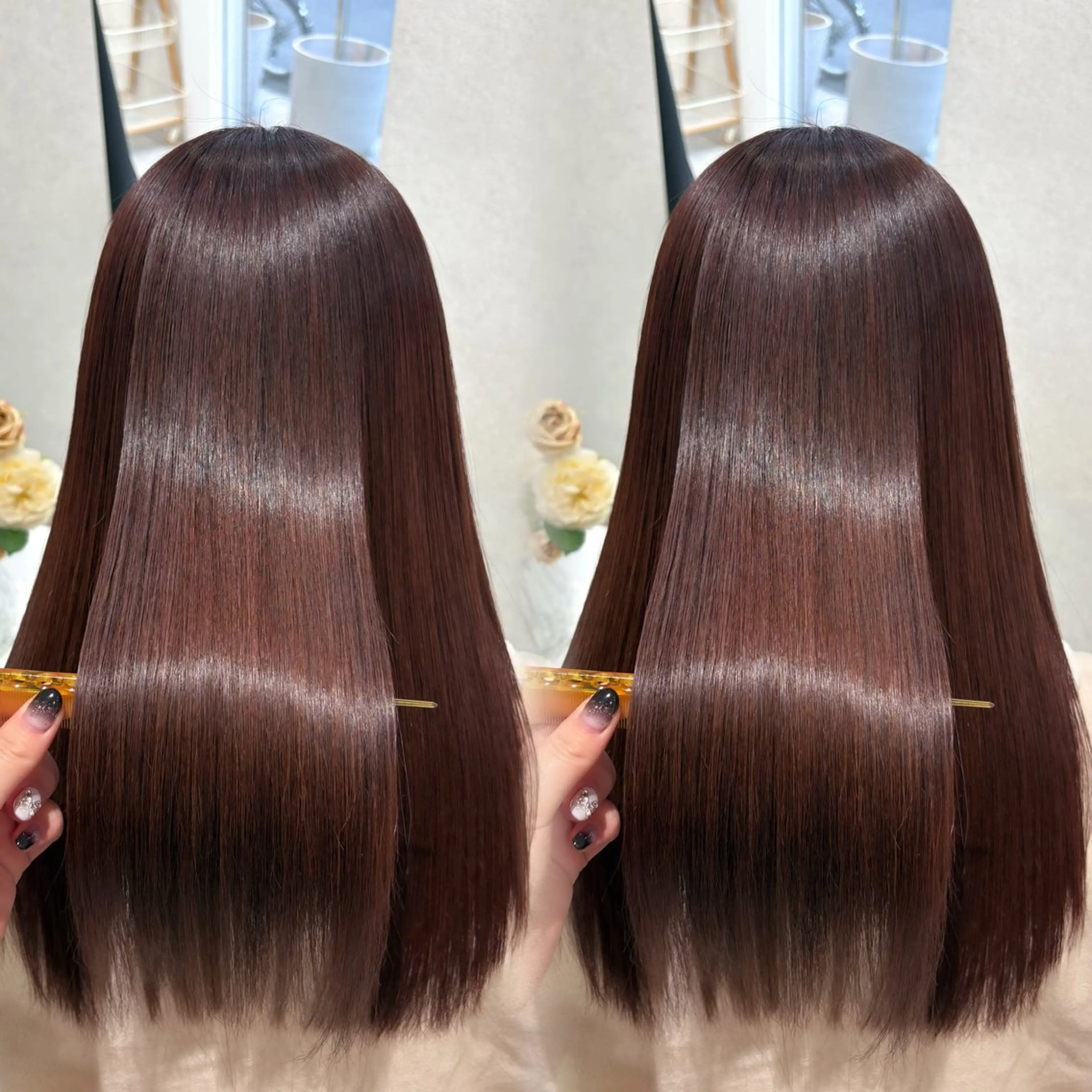 ロング カラー カット ヘアカラー トリートメント 透明感/チョコカラー 💍TAMA💍のヘアスタイル