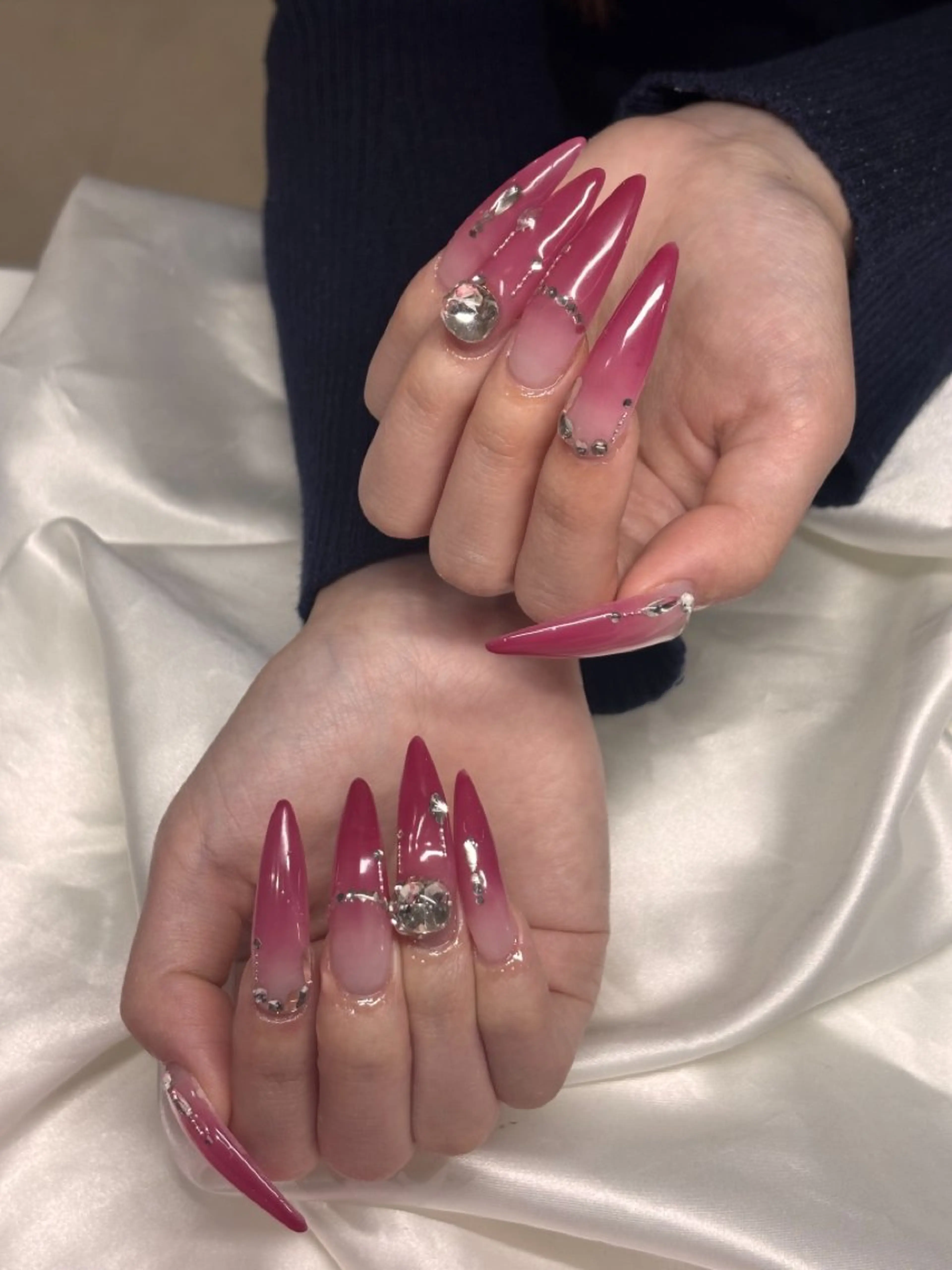 ロング ハンドネイル Ashliy大宮♡ アシュリーのネイルデザイン