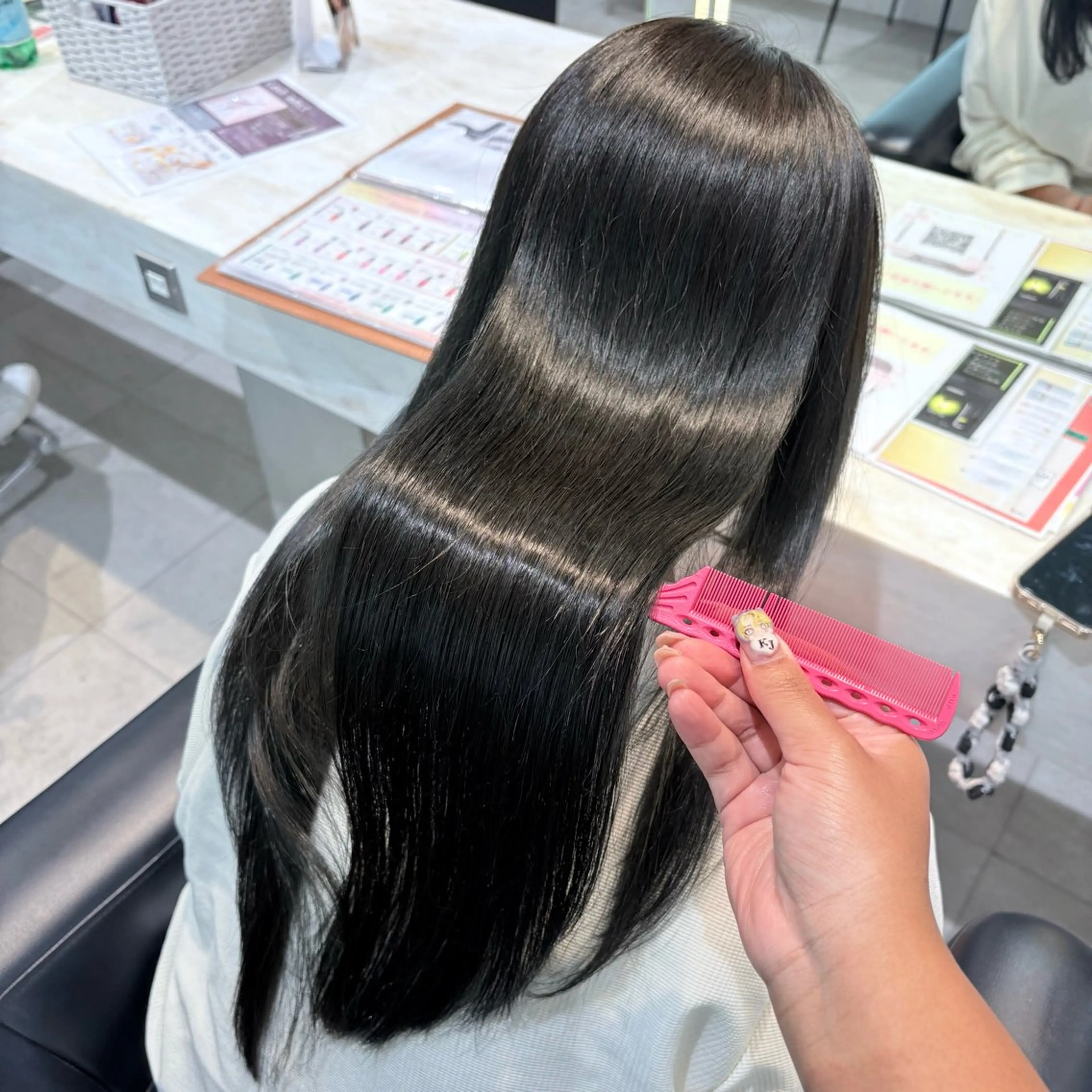 ロング カラー トリートメント 縮毛矯正/Wカラー /アレンジ🌙あまにのヘアスタイル