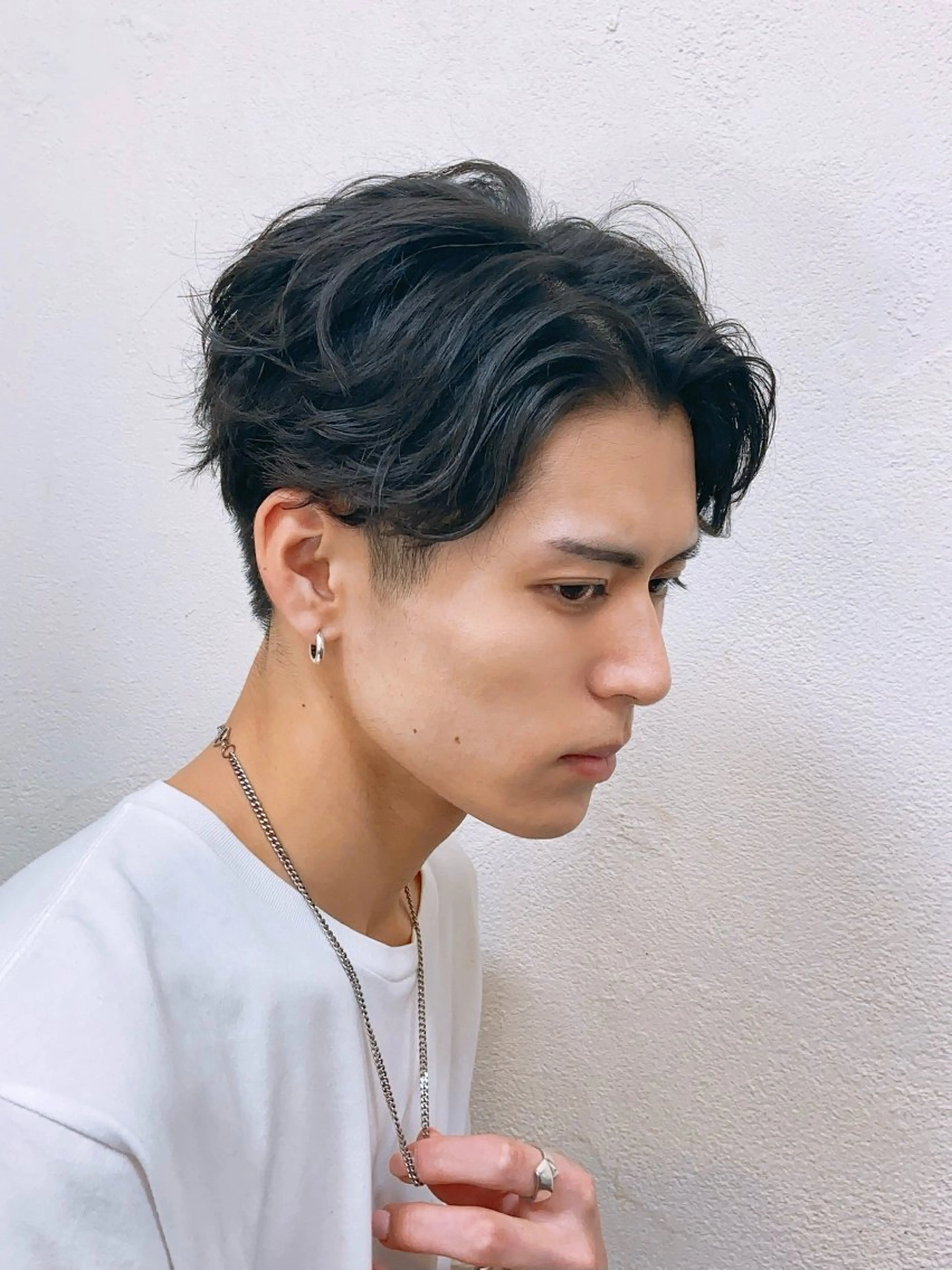 ショート パーマ メンズ メンズ/スパイキー ショート/isseyのヘアスタイル