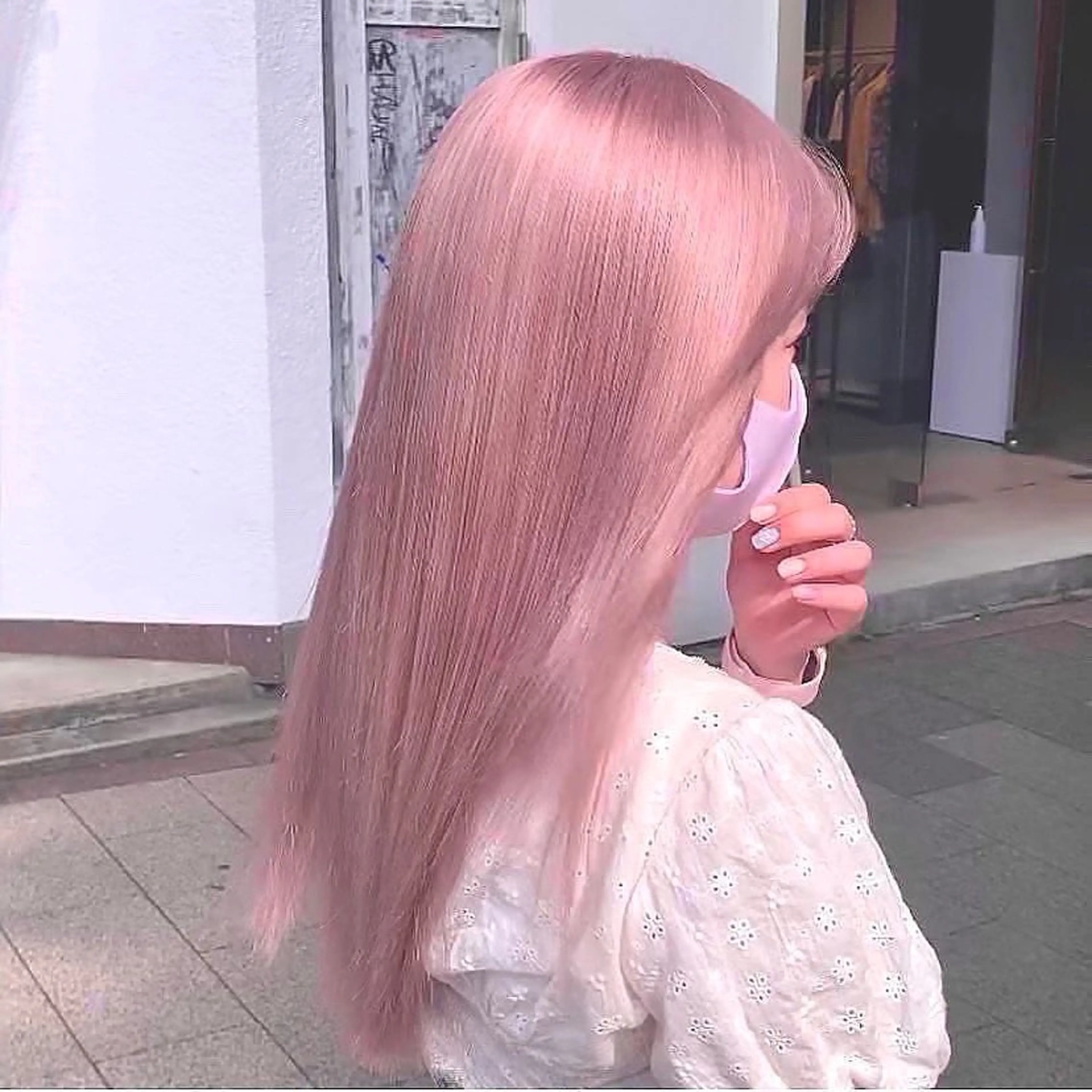 ロング カラー ヘアアレンジ メンズ カット ヘアカラー トリートメント beleza scelto所属・ハイトーン、暗髪特化 ♡shoka♡のヘアスタイル