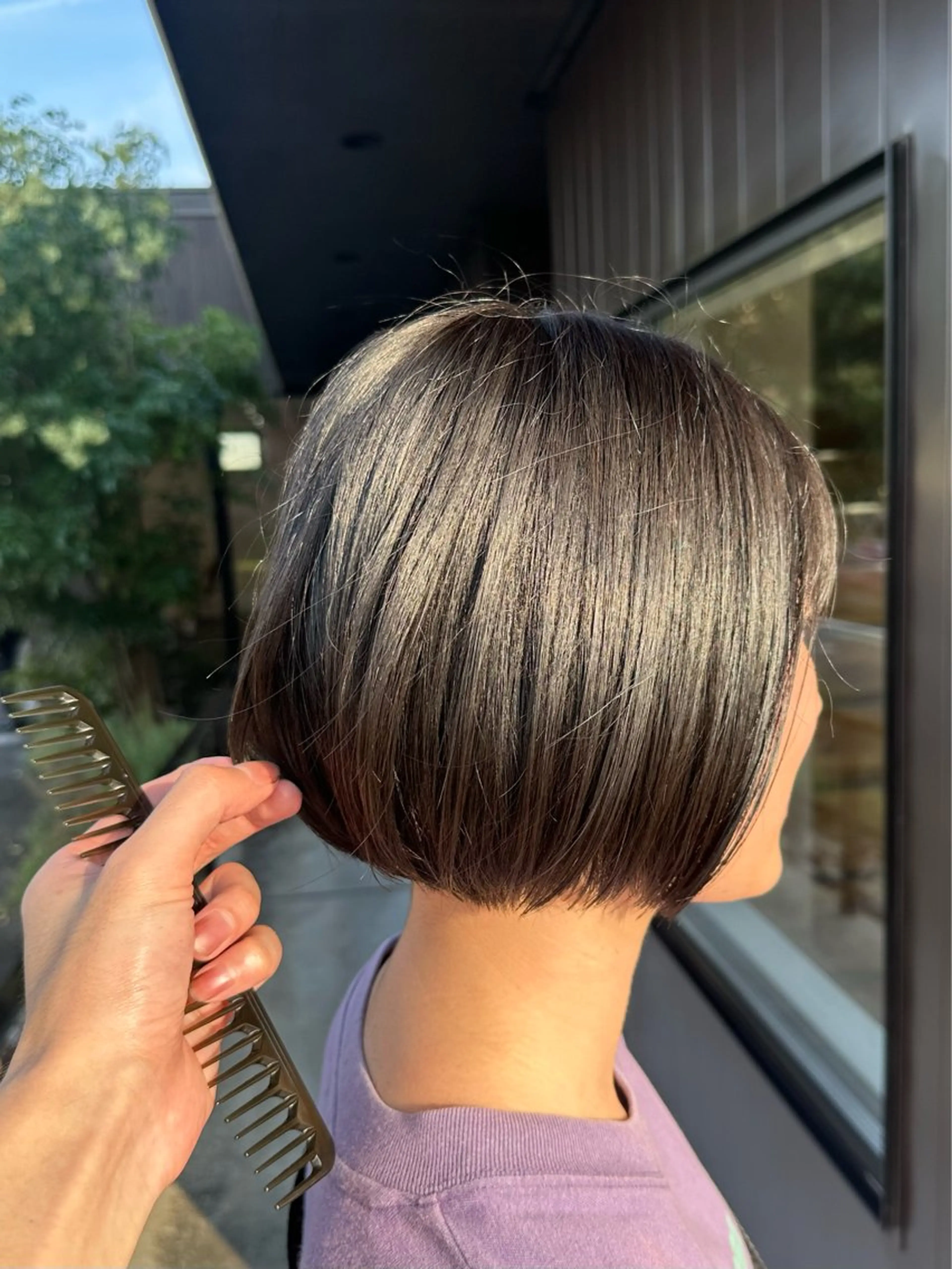 ミディアム 小栗 爽志のヘアスタイル