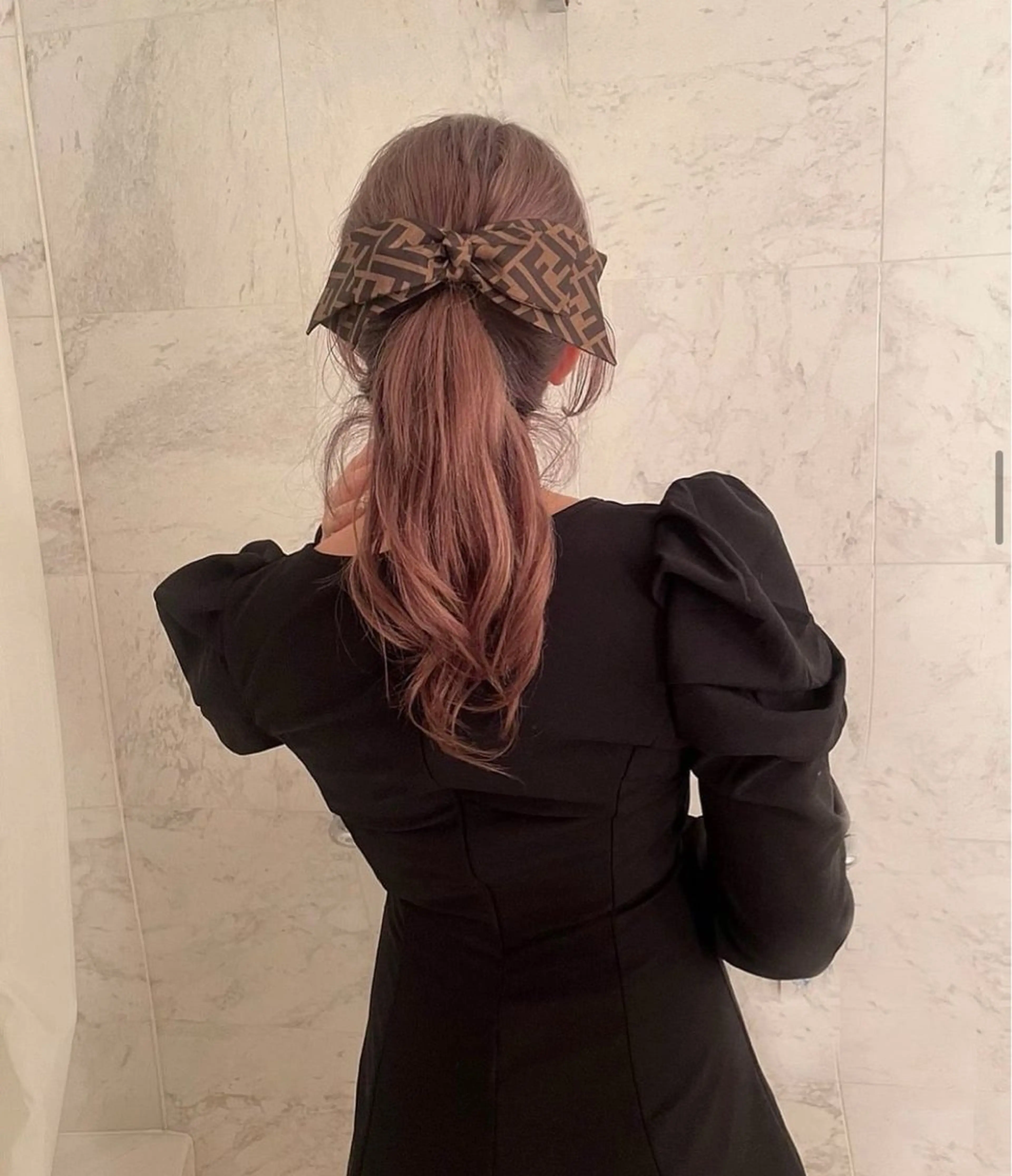 ヘアアレンジ 河西 彩香/ブリーチカラーのヘアスタイル