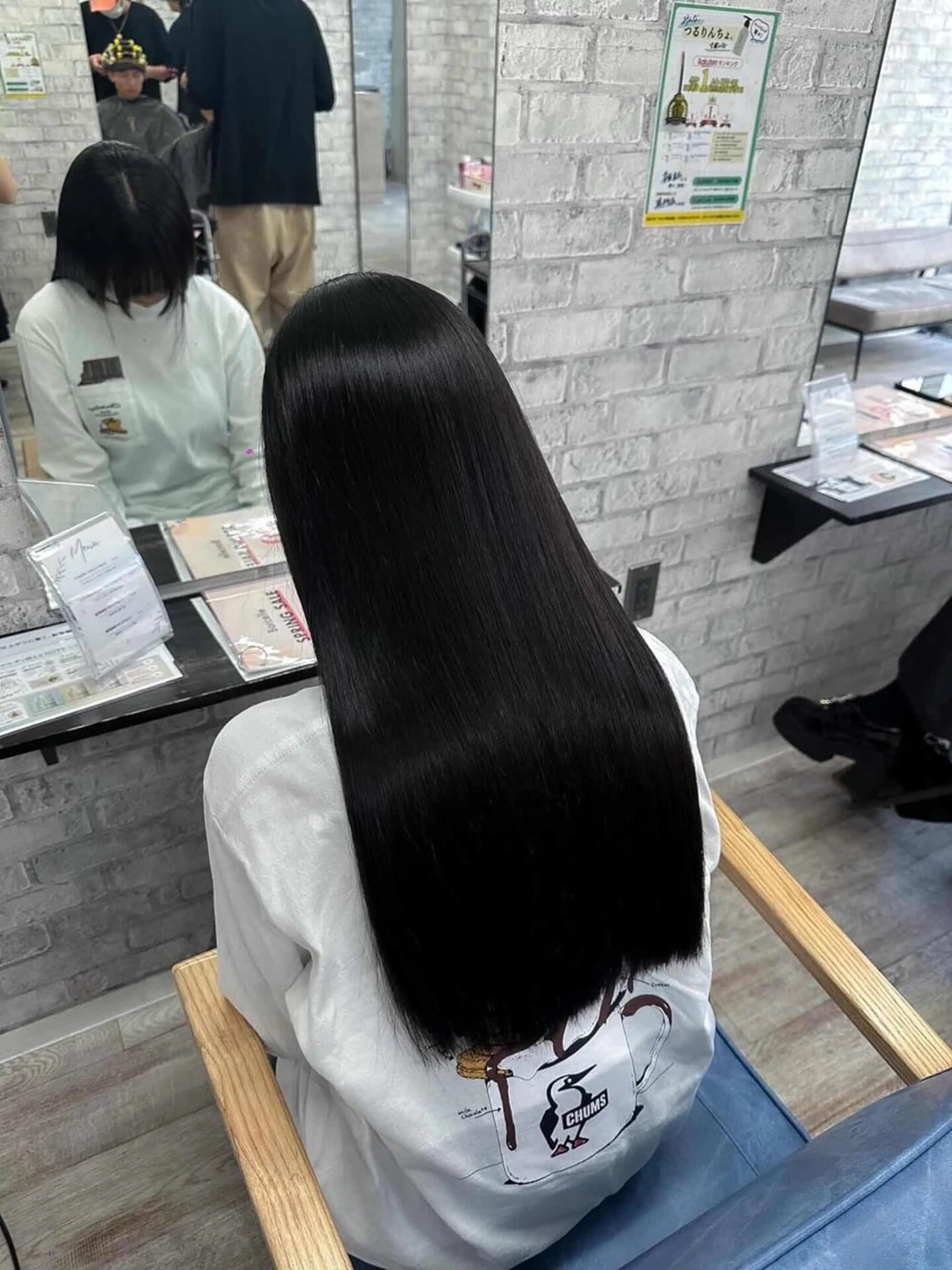 ロング 縮毛矯正 🦋似合わせ艶カラー 🦋 suzuのヘアスタイル