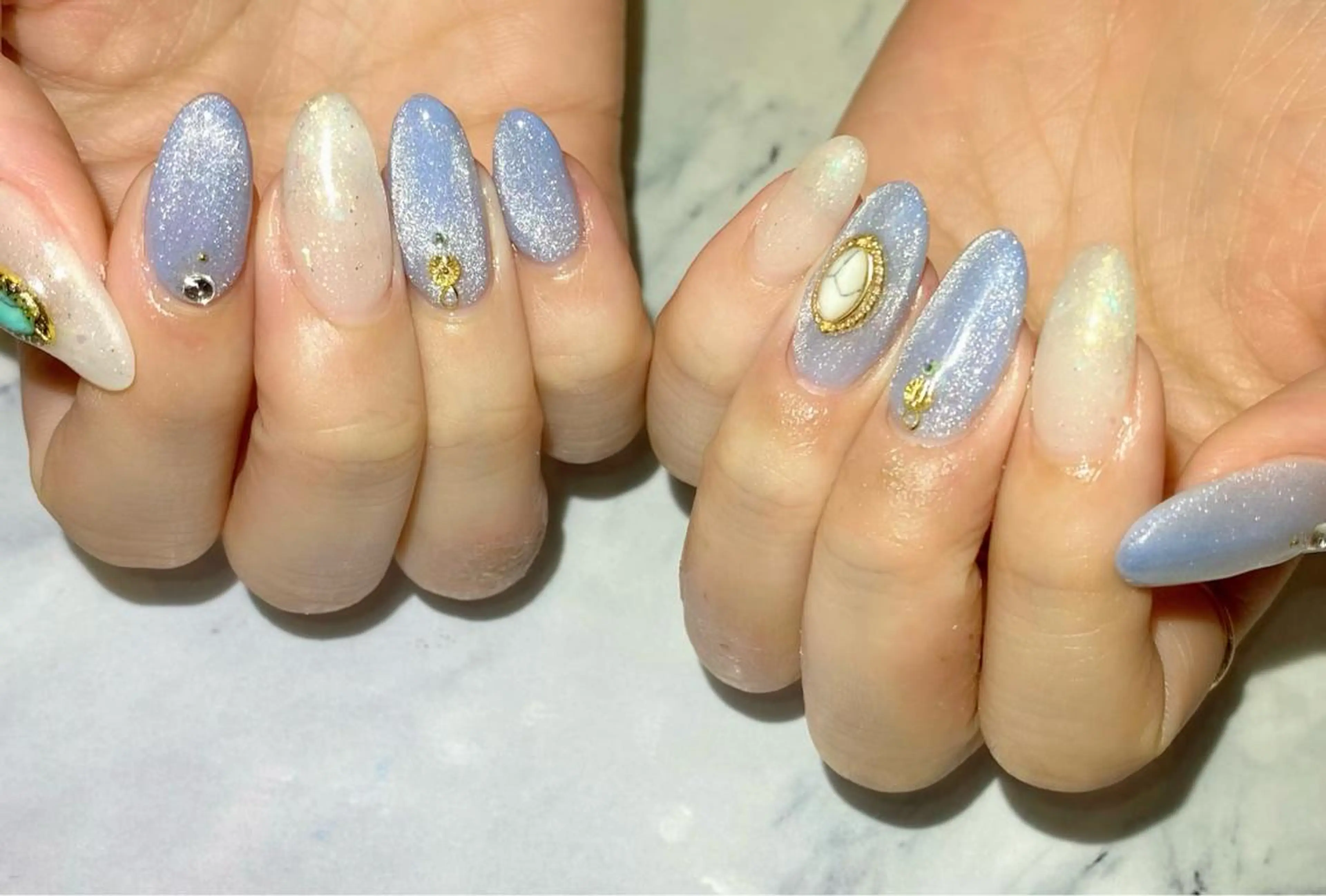 ネイル ジェルネイル マグネットネイル ハンドネイル Lino+ ネイル&よもぎ蒸しのネイルデザイン