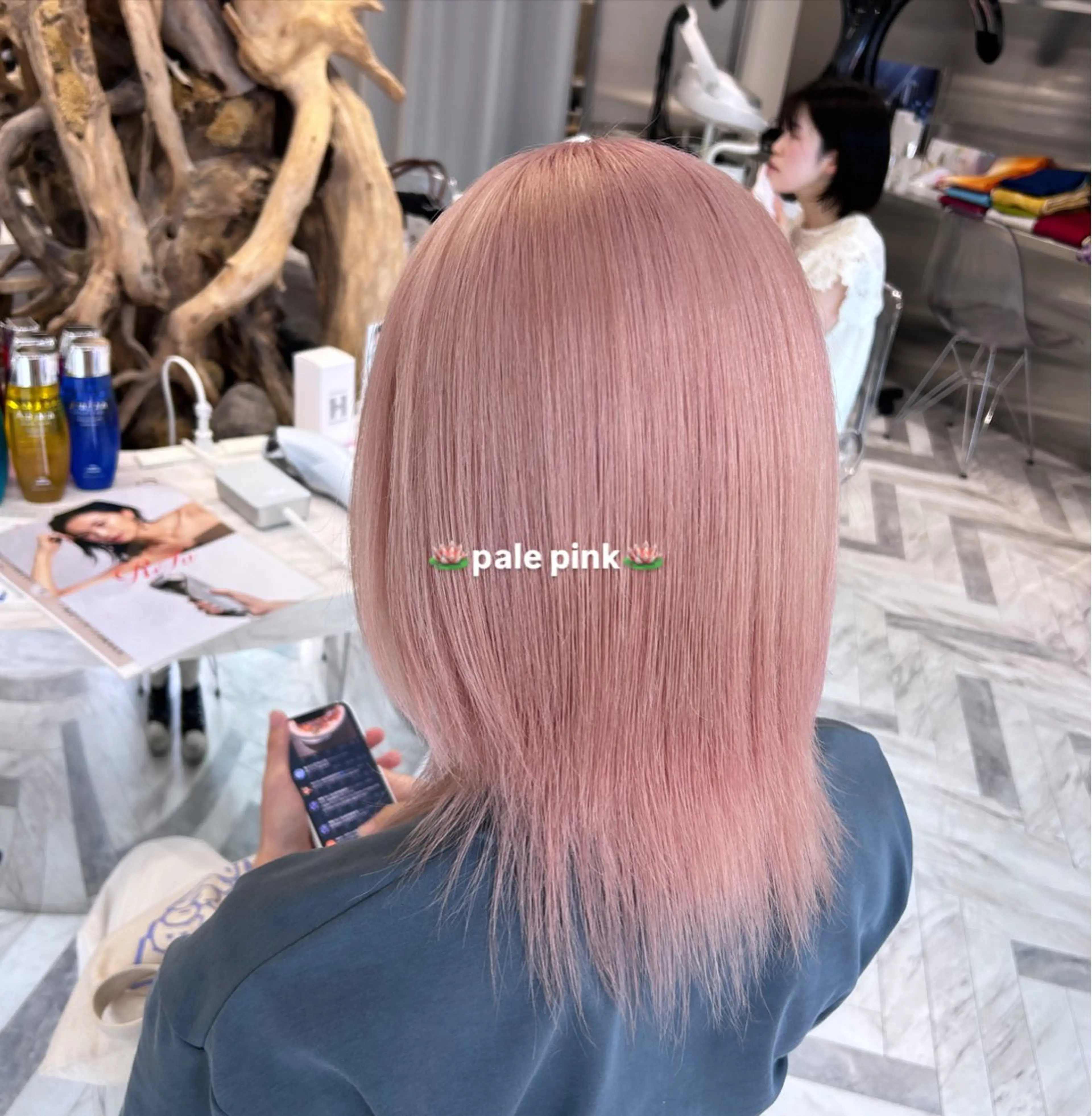 ミディアム カラー ヘアカラー 透明感ツヤカラー/ アイリスト/ゆきなのマツエク・マツパデザイン