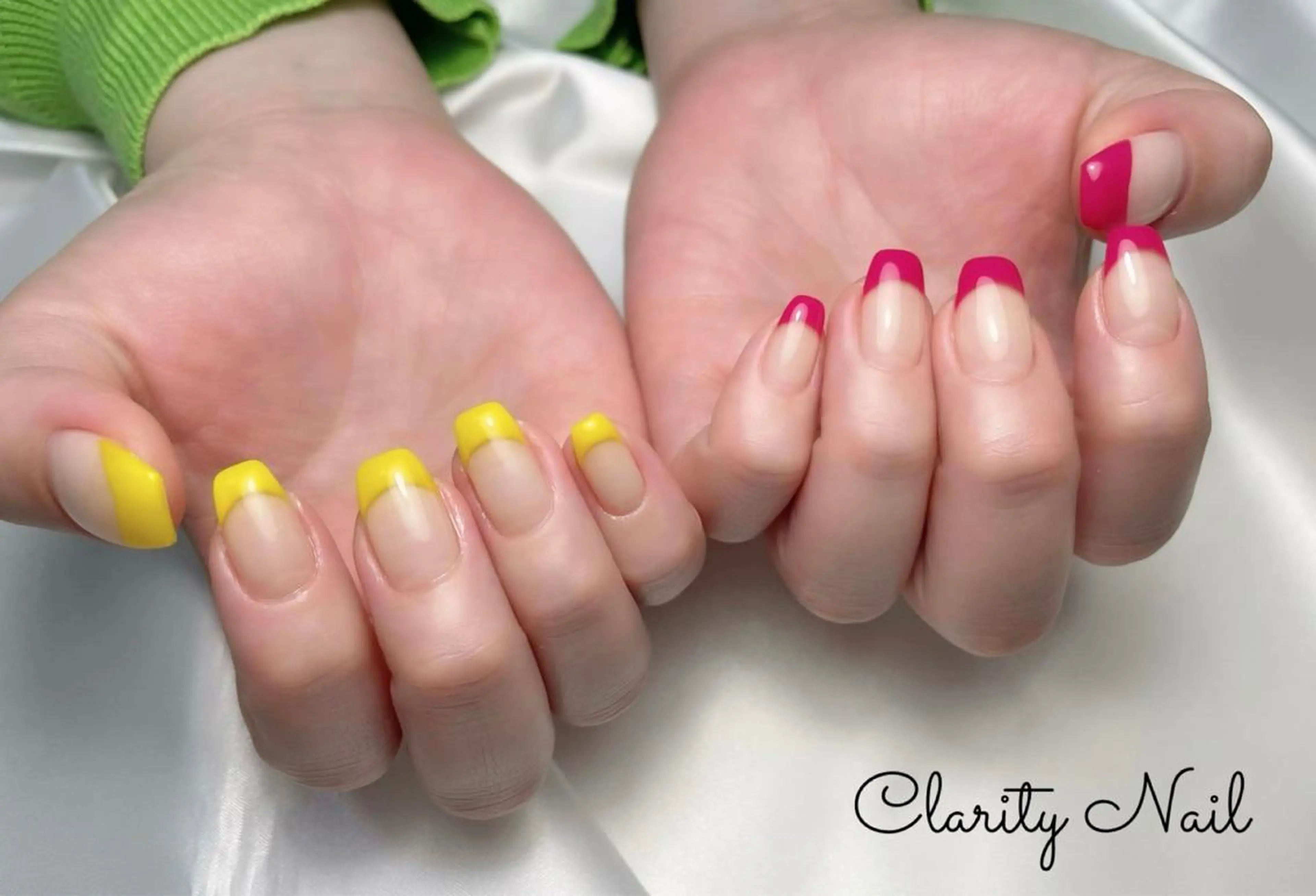 ネイル フレンチネイル ハンドネイル Clarity Nailのネイルデザイン