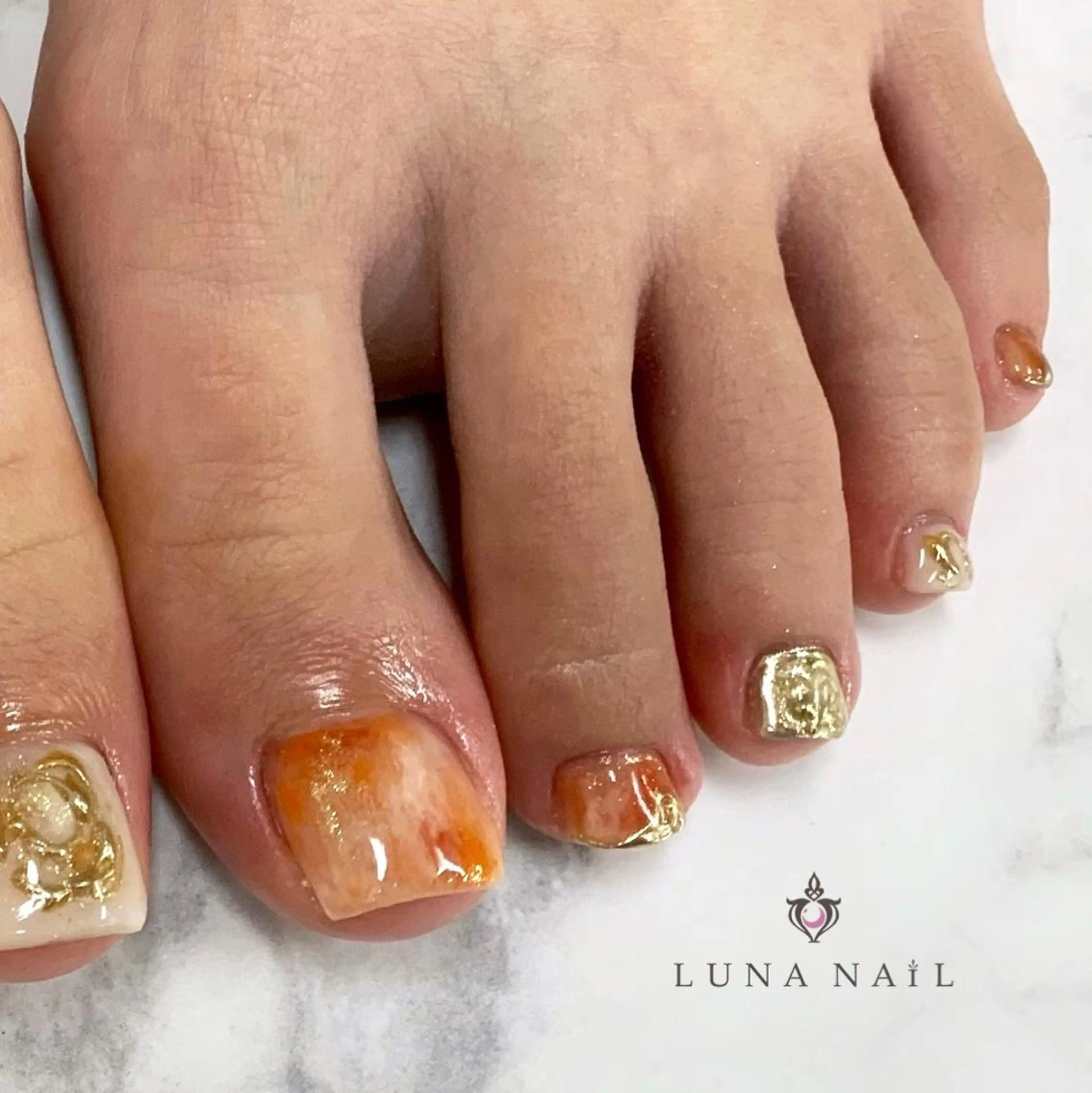 ネイル フットネイル いまむら あかりのネイルデザイン