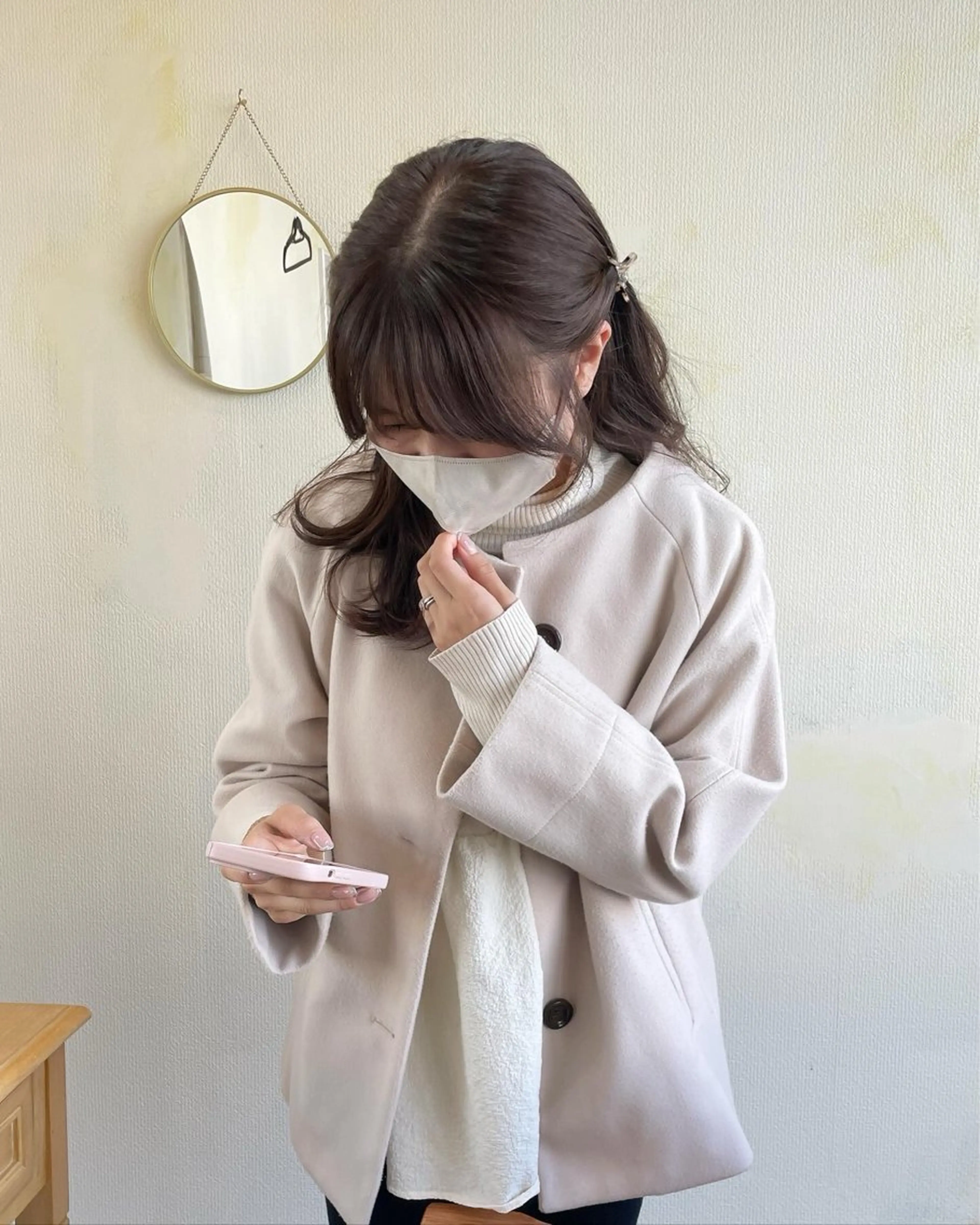 ロング カラー 🍋透け感カラー🍃 オリーブ🍐Kahoのヘアスタイル