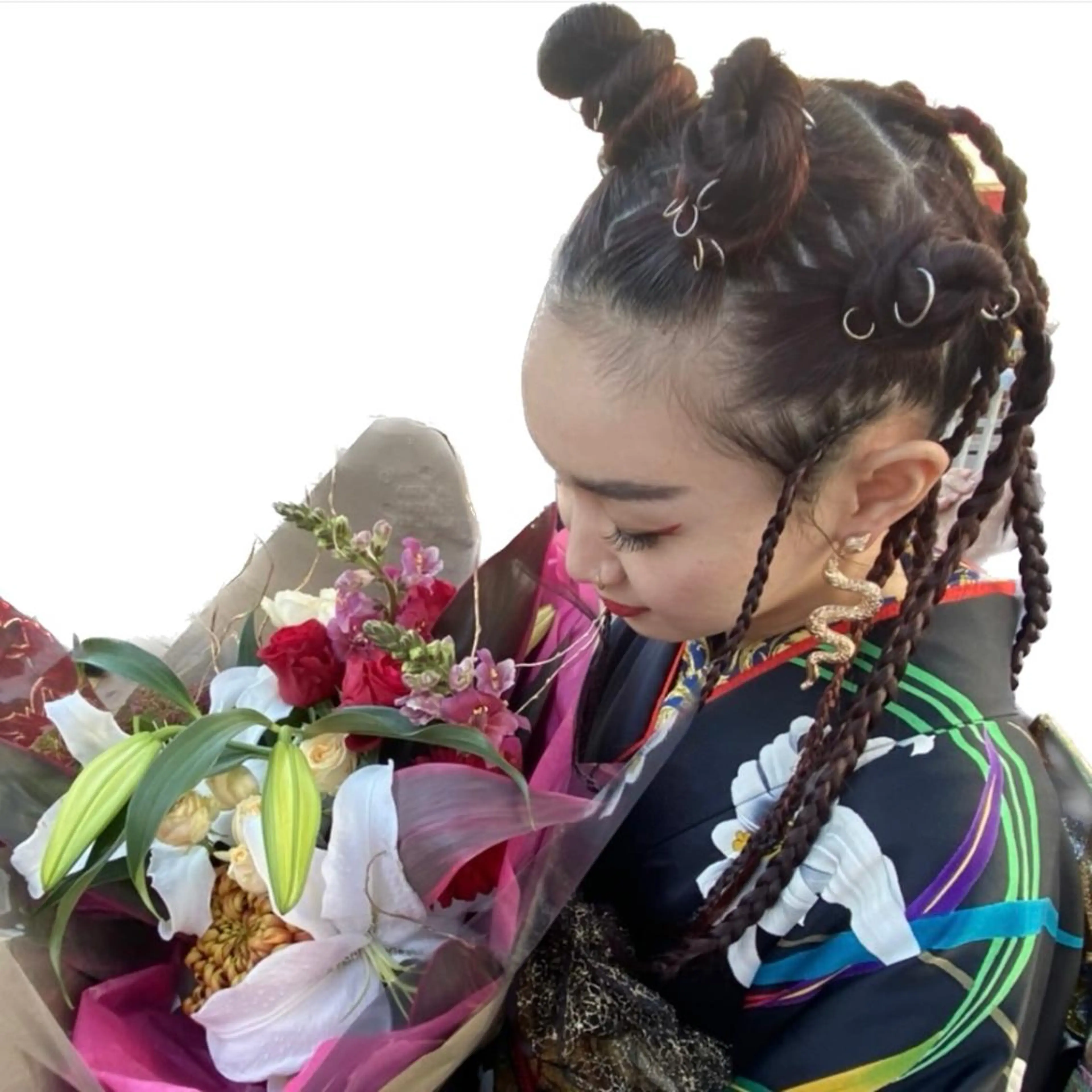 艶カラー/レイヤー /メンズ/マツエクのヘアスタイル