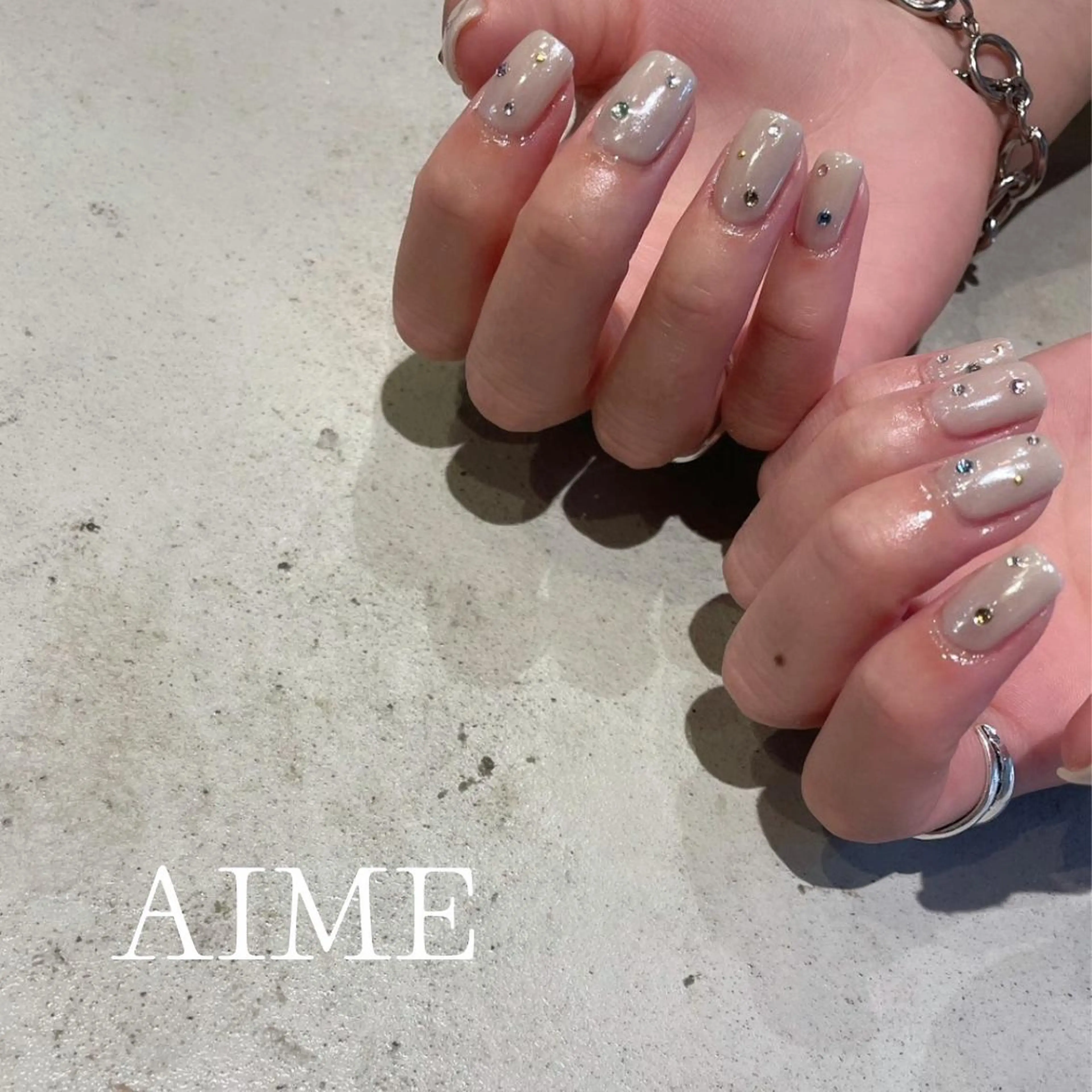 ネイル アートネイル ハンドネイル AIME （momo）のネイルデザイン