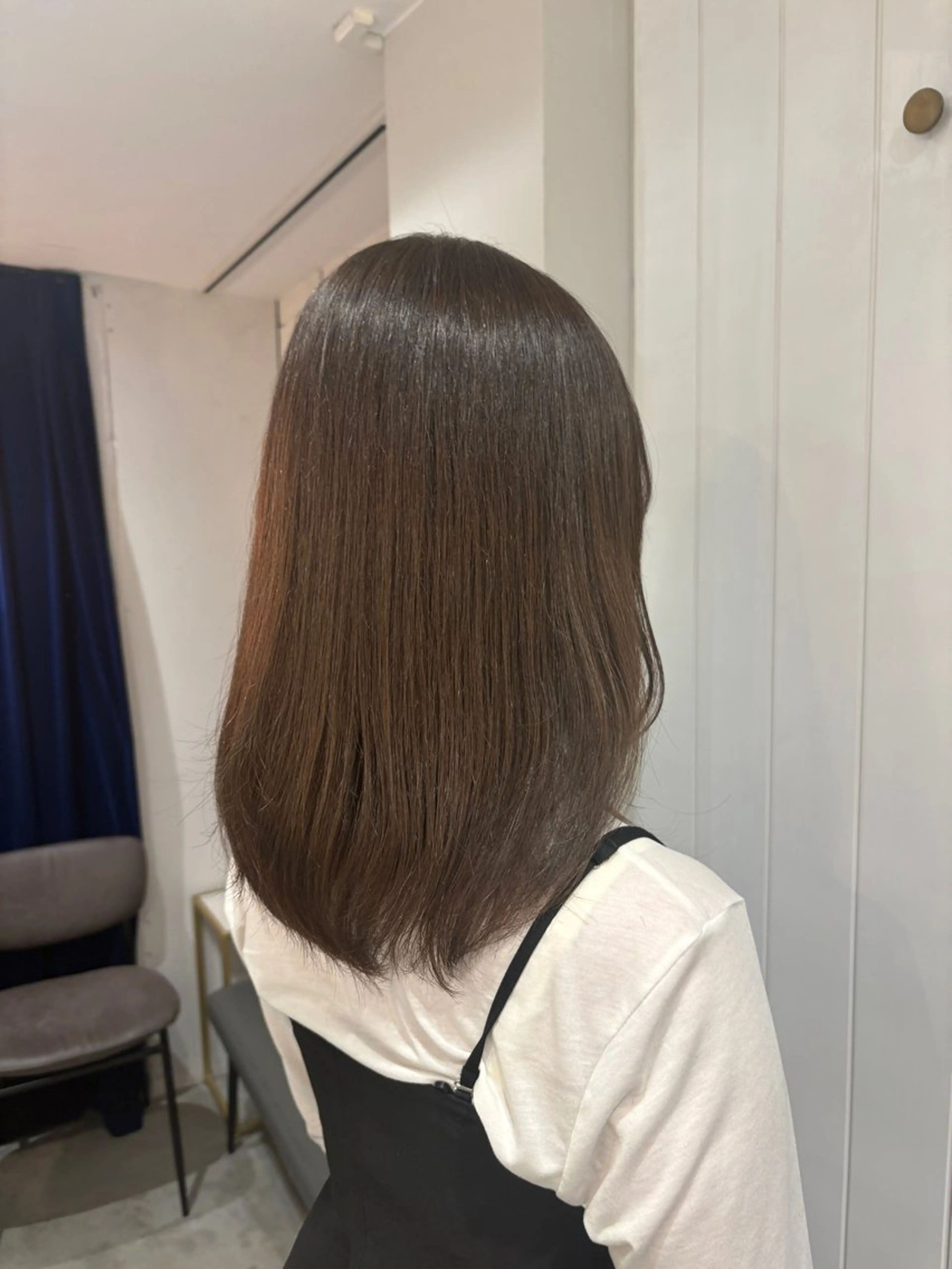 セミロング り おのヘアスタイル