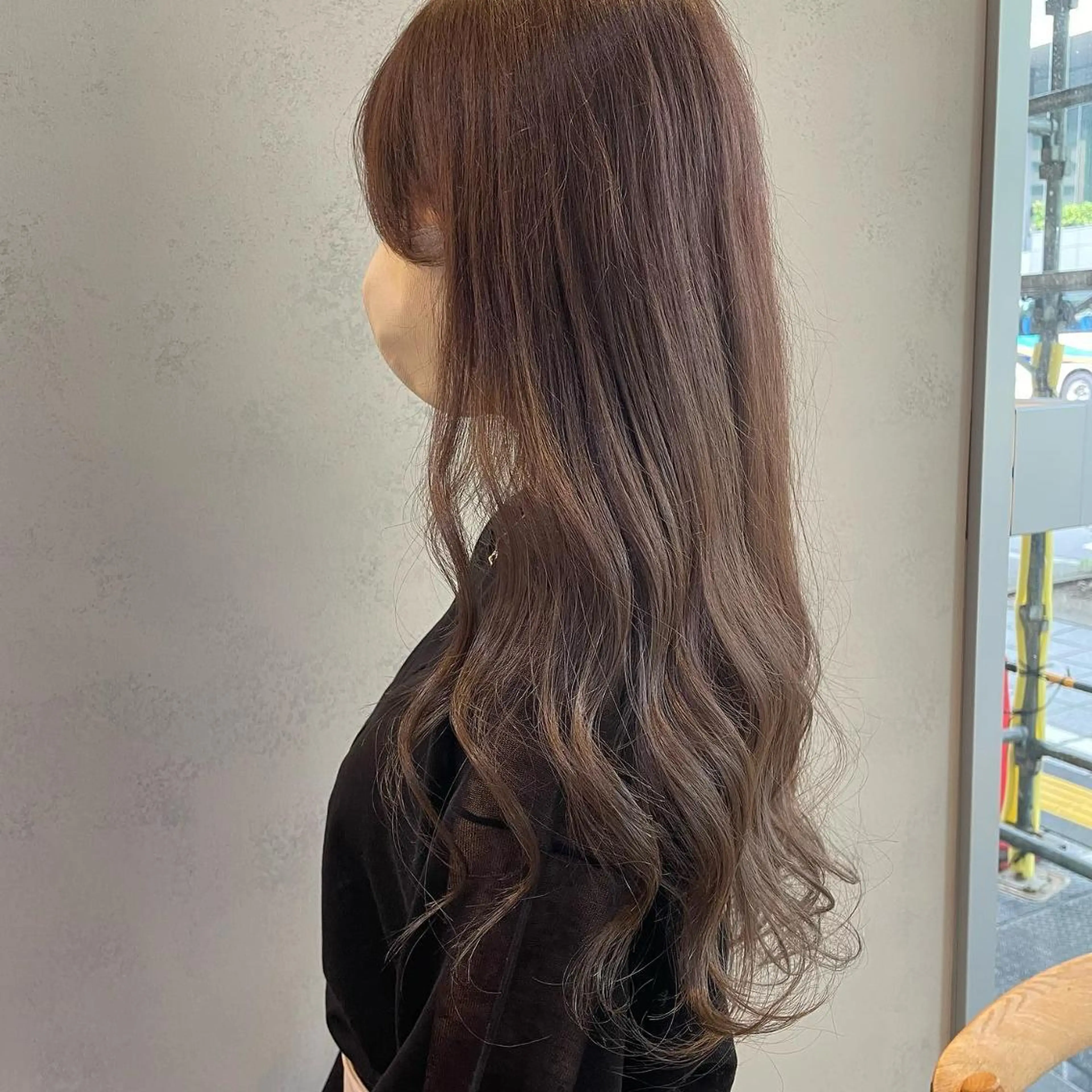 カラー ヘアアレンジ ブリーチ 透明感カラー イルミナカラー ブリーチなしカラー 𝙢𝙞𝙮𝙪🎀 girly hairのヘアスタイル