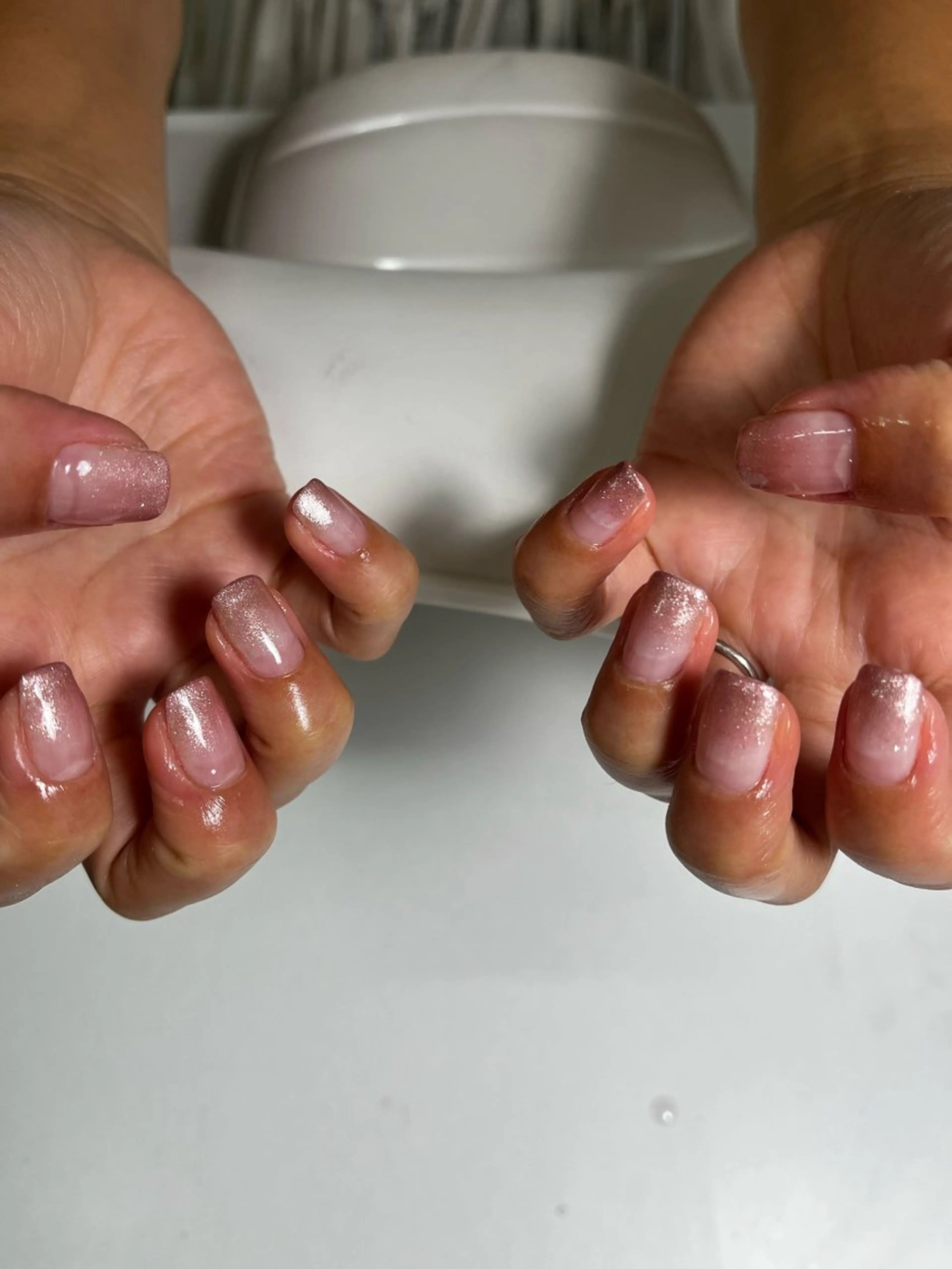 ネイル グラデーション ピンク ハンドネイル Msis nail salon 西宮北口　南口店【エムシス】所属・Msis  南口店 yukaのネイルデザイン