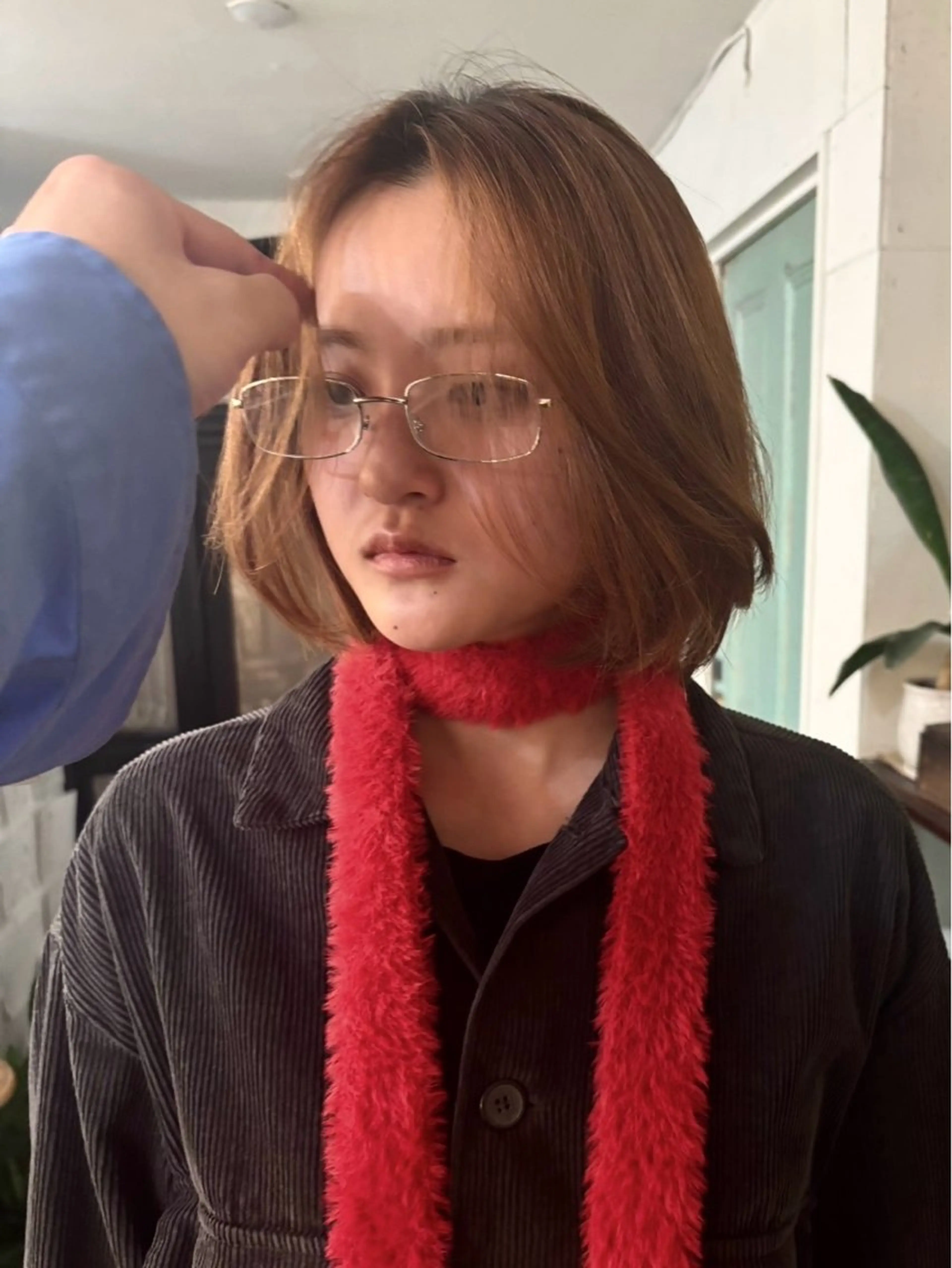 ショート カラー レイヤー/ベージュ mikuのヘアスタイル