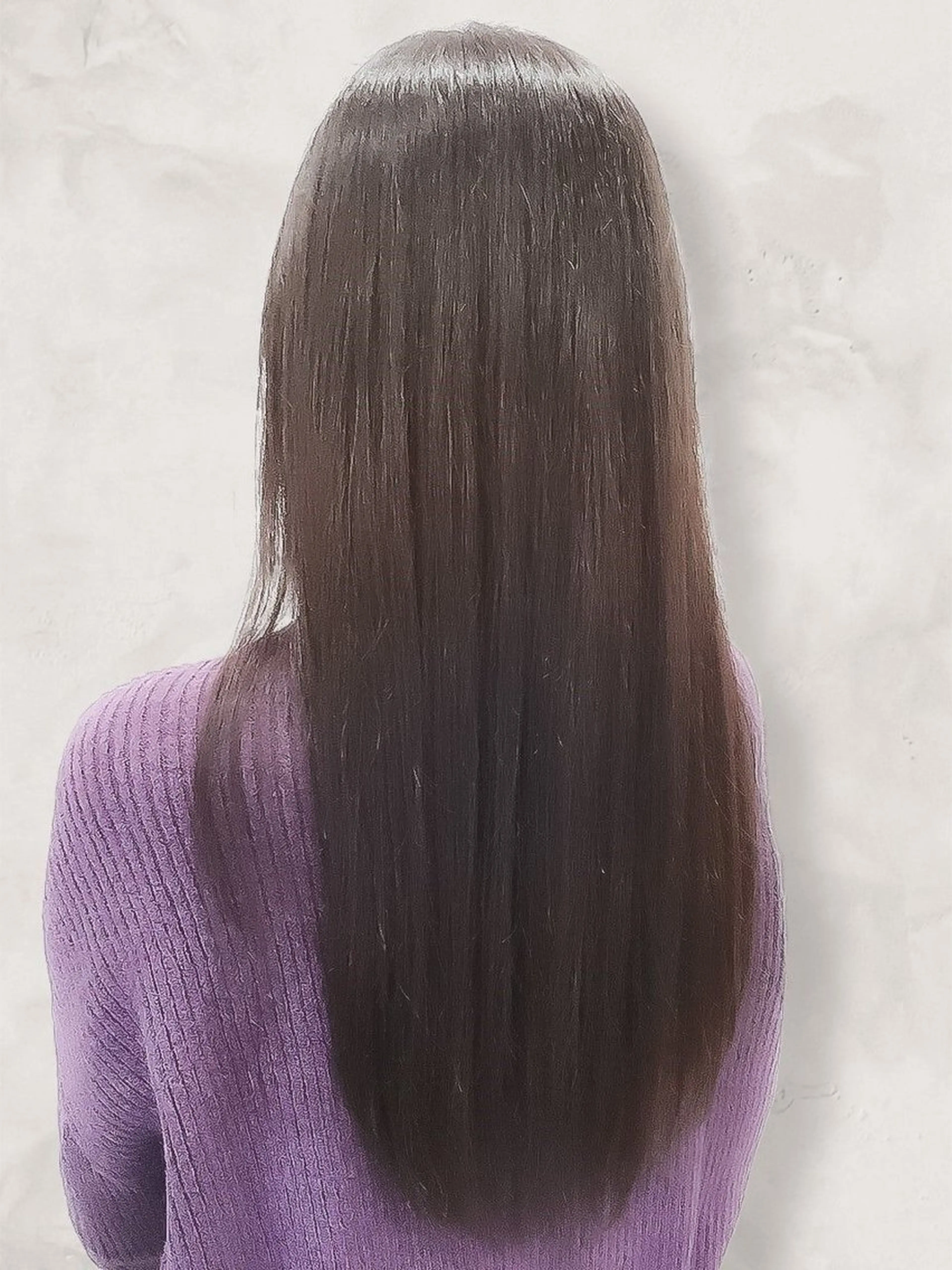 ロング カラー カット ヘアカラー 縮毛矯正 艶カラー/縮毛矯正／ 鴨川育弥のヘアスタイル