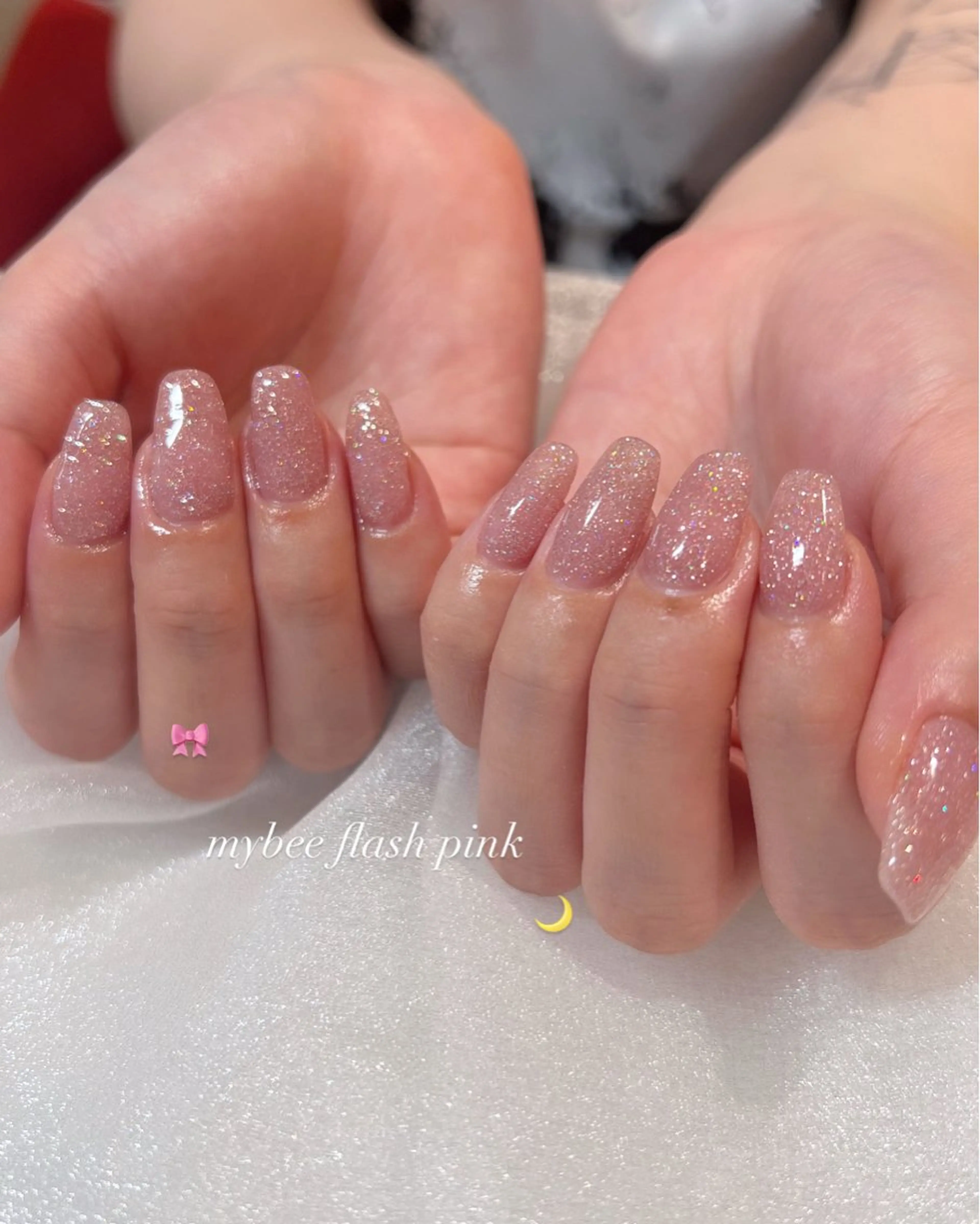 『オフ無料』ワンカラー/ラメグラ/フラッシュネイルの写真