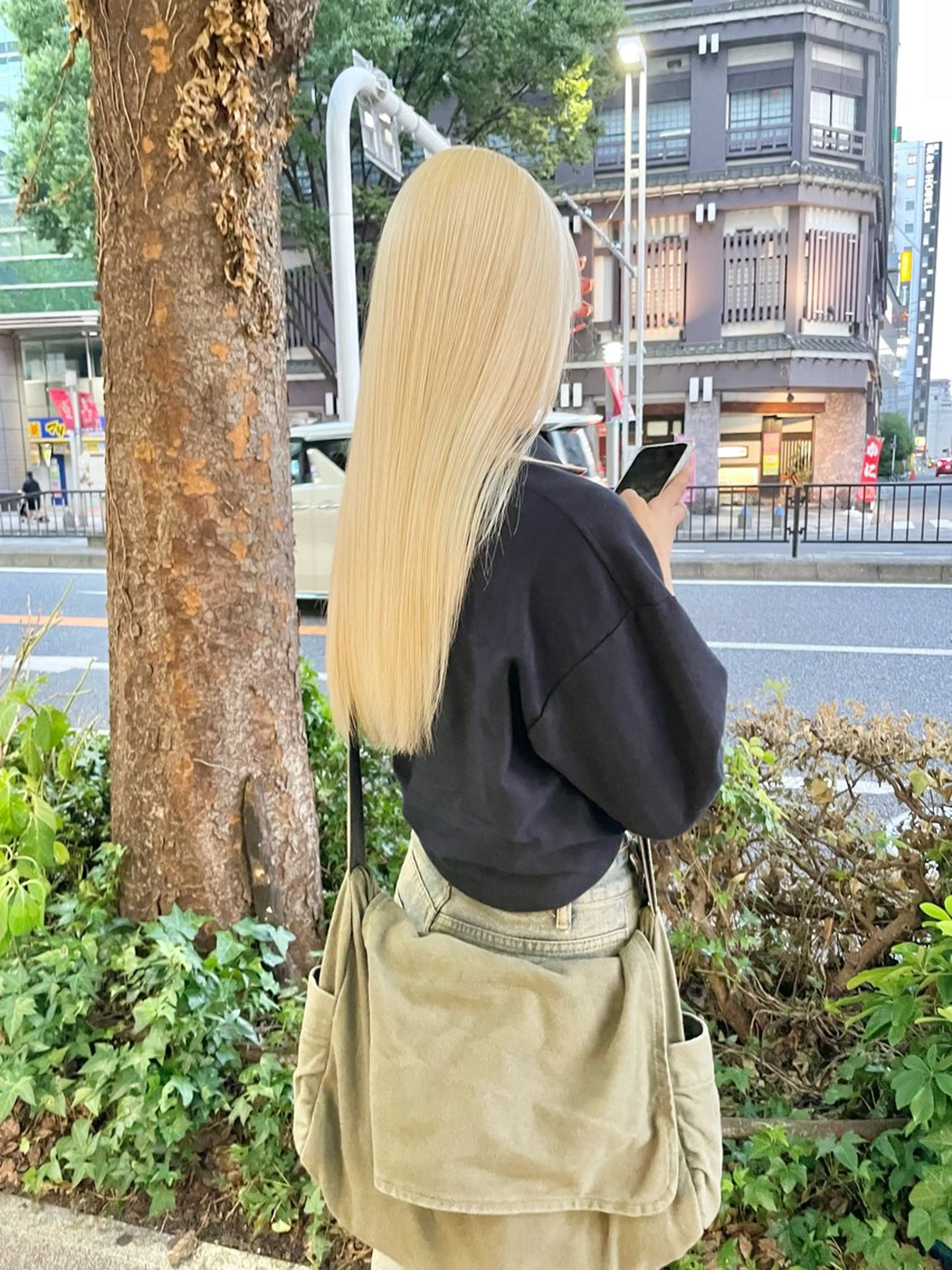 セミロング カラー ミユル/ 盛れるエクステ🎀✨のヘアスタイル