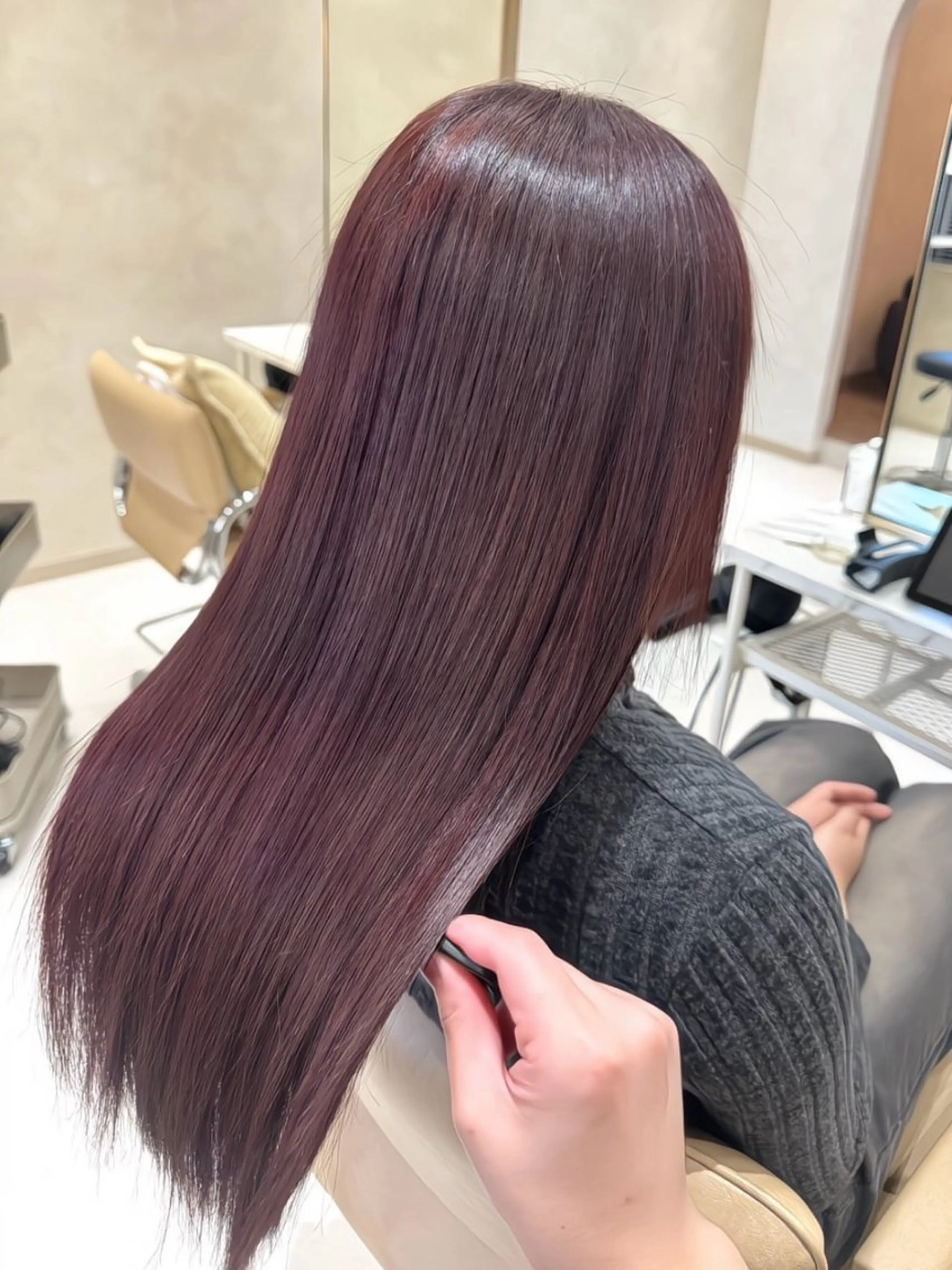 ロング カット ヘアカラー トリートメント 縮毛矯正・髪質改善 支持率No1🫧北島のヘアスタイル