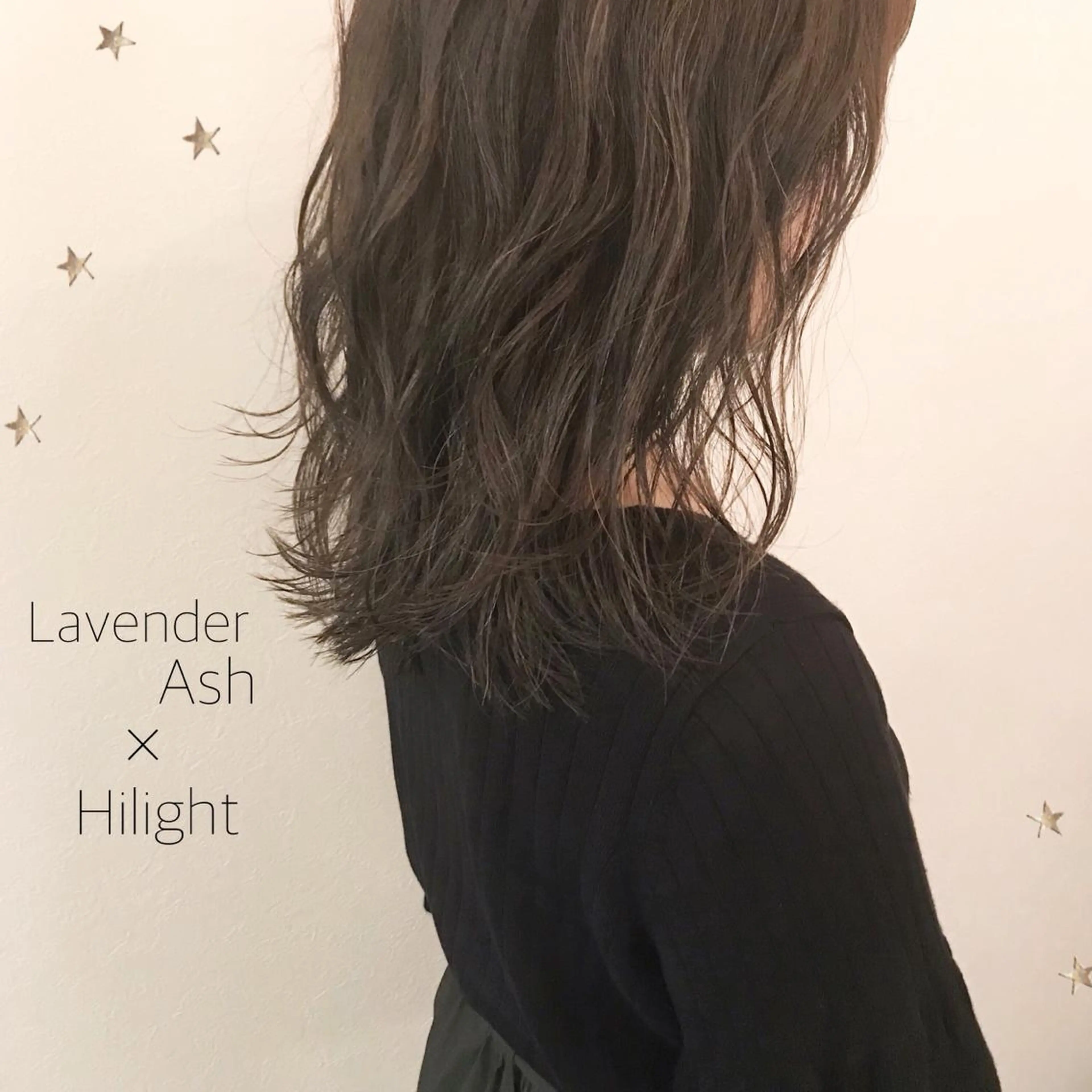 ミディアム カラー 市川 千夏のヘアスタイル